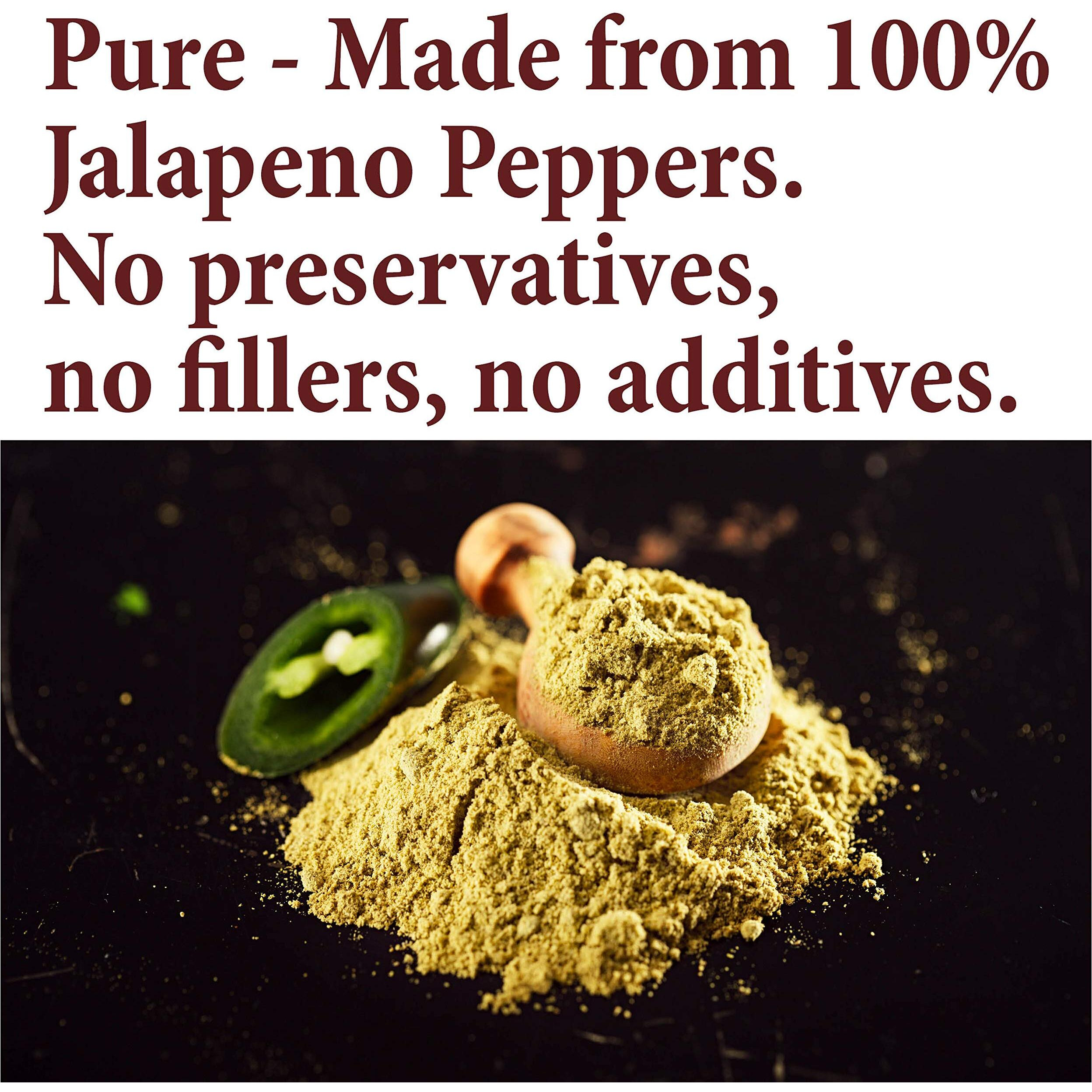 The Spice Way Jalapeno Powder - (4 Oz) Hot Pepper Powder From Pure Chile Dried Pods