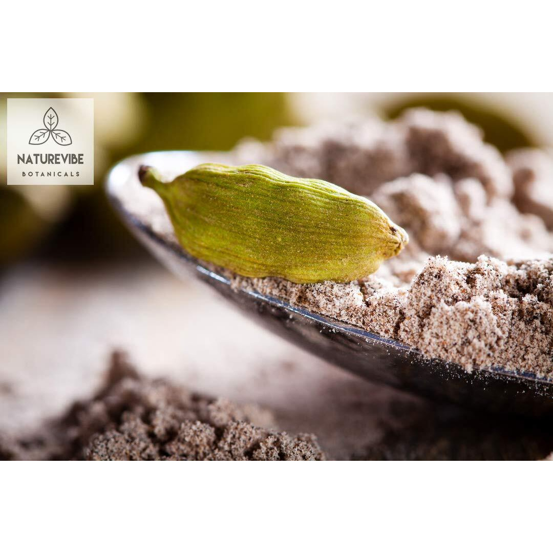 Naturevibe Botanicals Green Cardamom Ground (Elaichi Powder), 3.5 Ounces | Non-Gmo And Gluten Free | Helps Digestion | Indian Spice