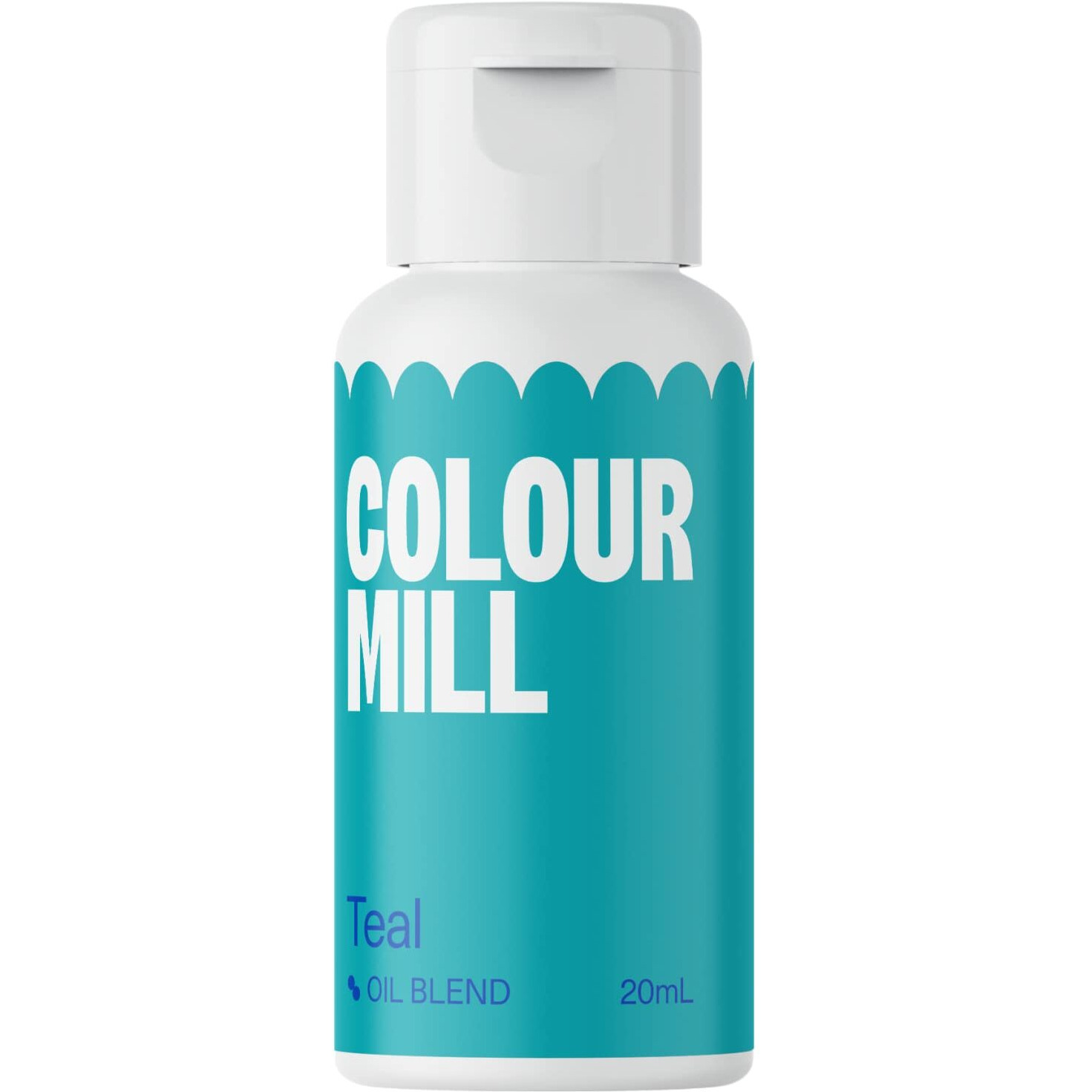 Colour Mill Oil-Based Food Coloring, 20 Milliliters Teal
