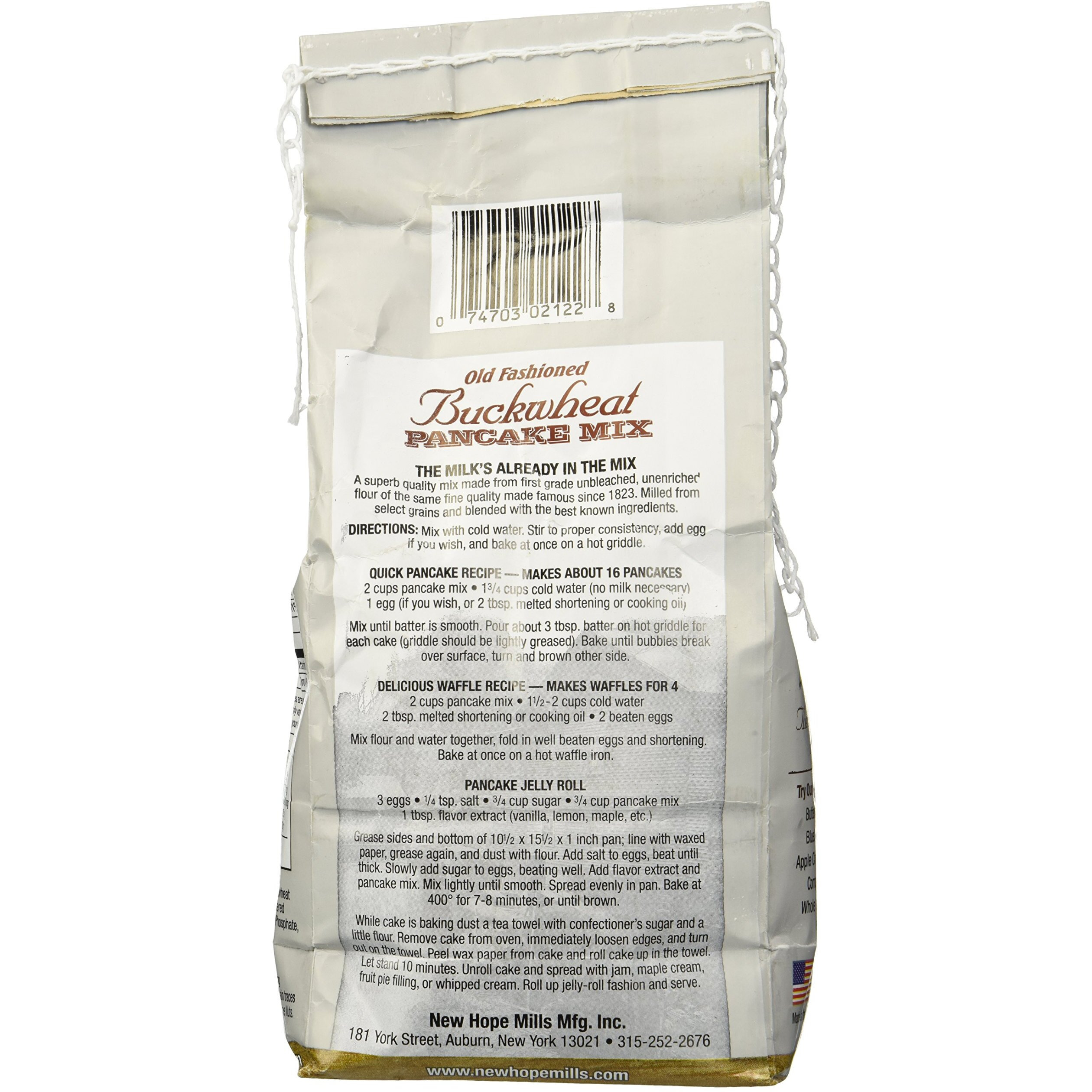 Old Fashioned Buckwheat Pancake Mix, New Hope Mills, 2Lbs (1)