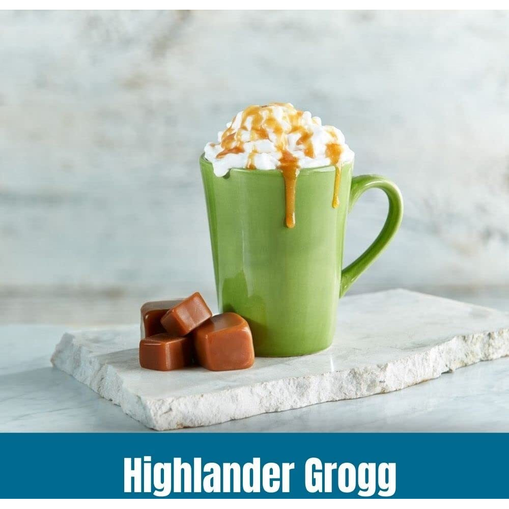 Door County Coffee Highlander Grogg Flavored Coffee Whole Bean | 10 Oz Bag | Medium Roast | 100% Specialty Arabica Coffee | Flavored Gourmet Coffee | Highlander Grogg