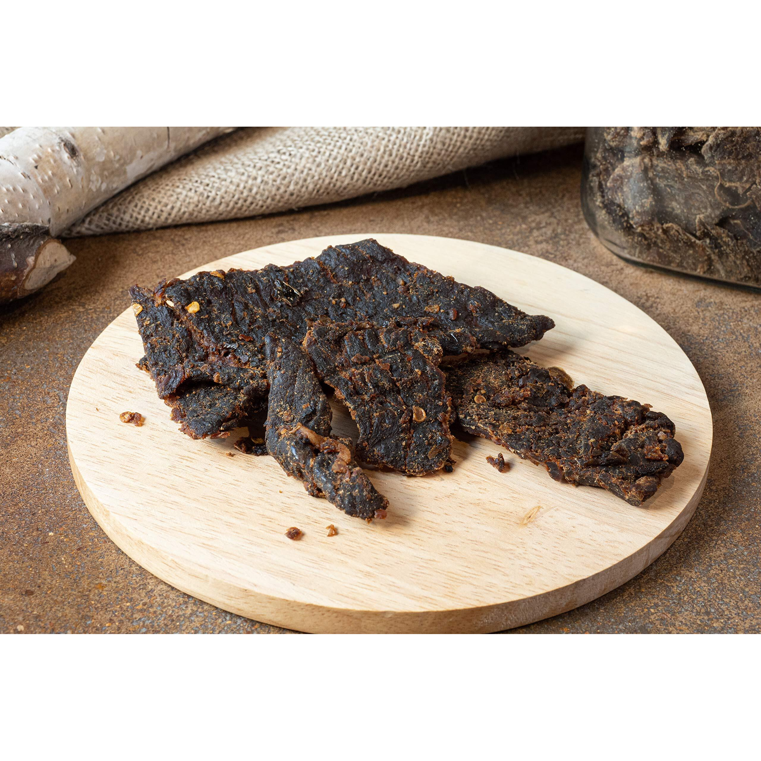 Jerky.Com All Natural Ghost Pepper Beef Jerky - Extra Spicy, Premium Grass-Fed Beef, High Protein Snack - No Added Preservatives, No Msg Or Nitrates, 100% Lean Beef (2.5 Ounce, Pack Of 1)