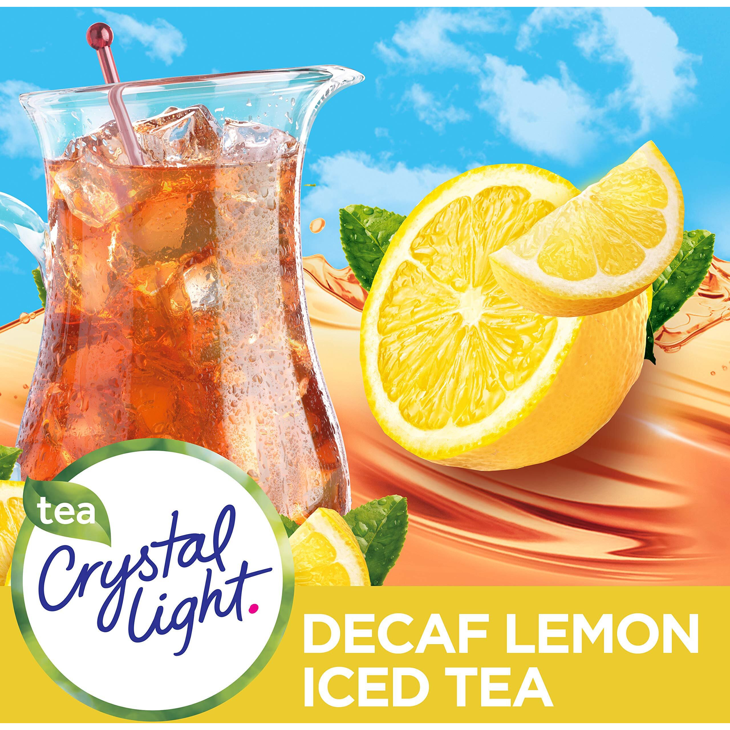 Crystal Light Decaffeinated Lemon Iced Tea Drink Mix (6 Pitcher Packets)