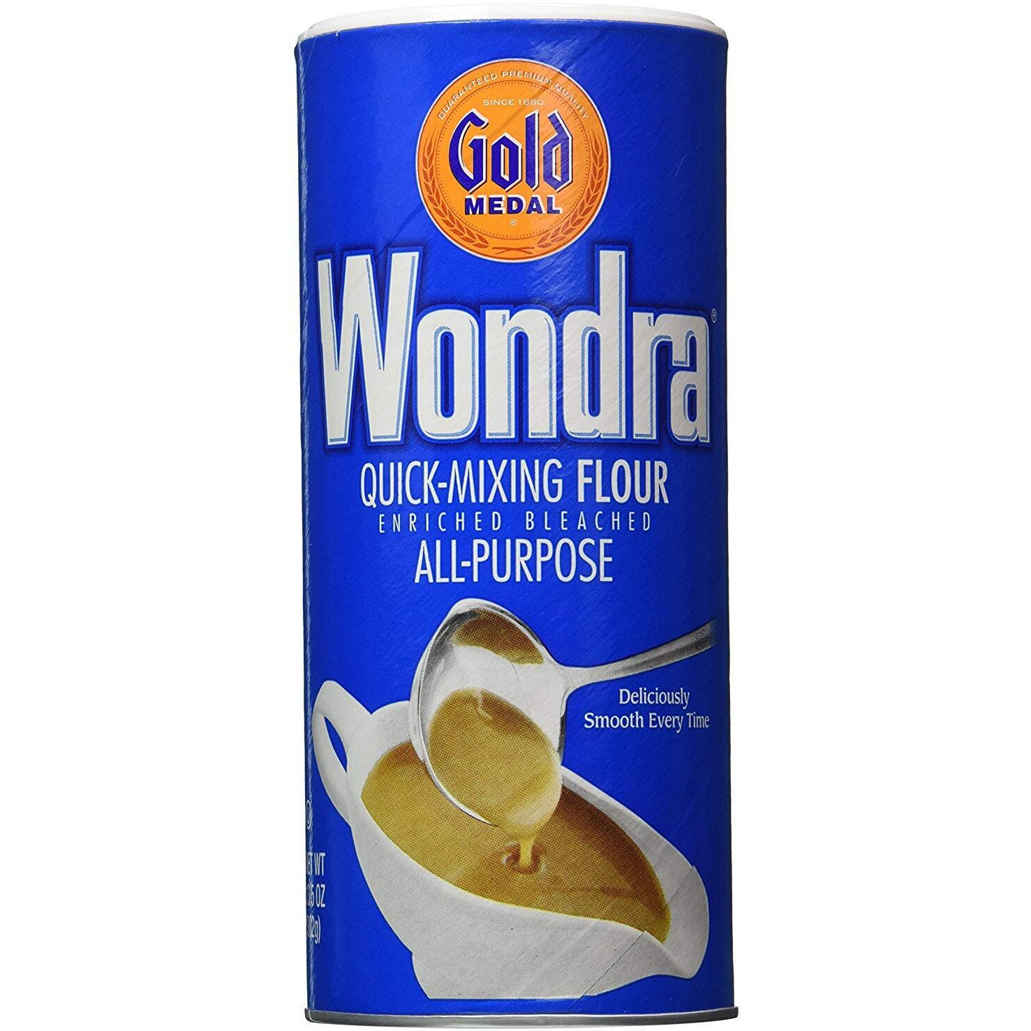 Wondra All Purpose Quick-Mixing Sauce 'N Gravy Flour (Pack Of 2) 13.5 Oz Size By Gold Medal