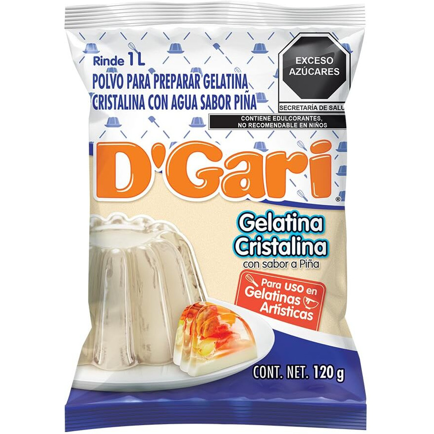 D'Gari Gelatin Dessert -Cristalina 5 Pack (Cristalina)