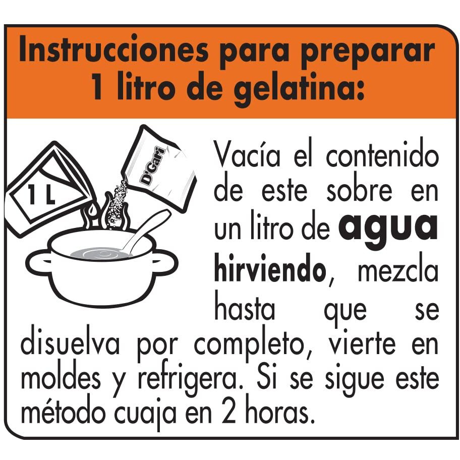 D'Gari Gelatin Dessert -Cristalina 5 Pack (Cristalina)