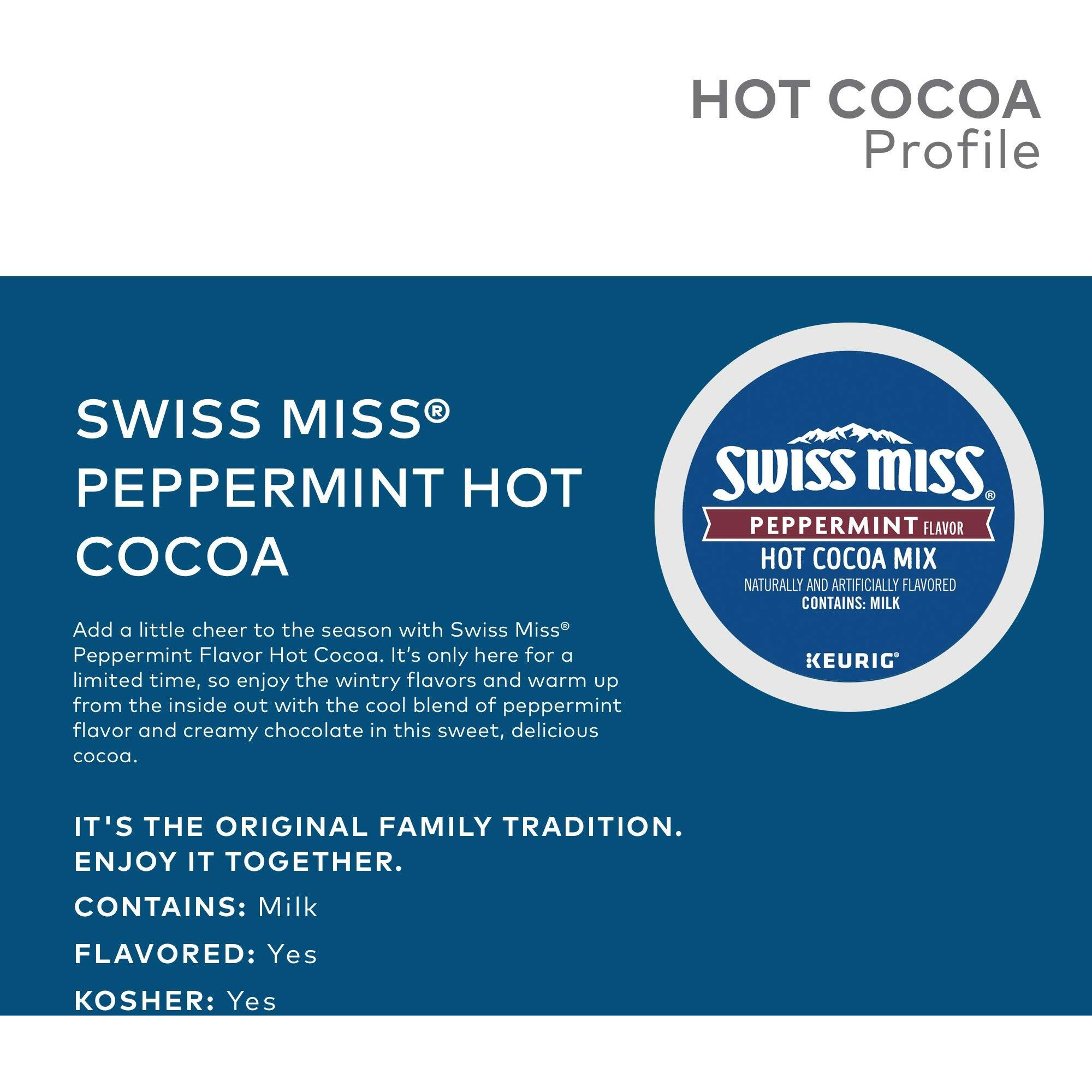 Swiss Miss Peppermint Hot Cocoa K-Cups (48 Count)