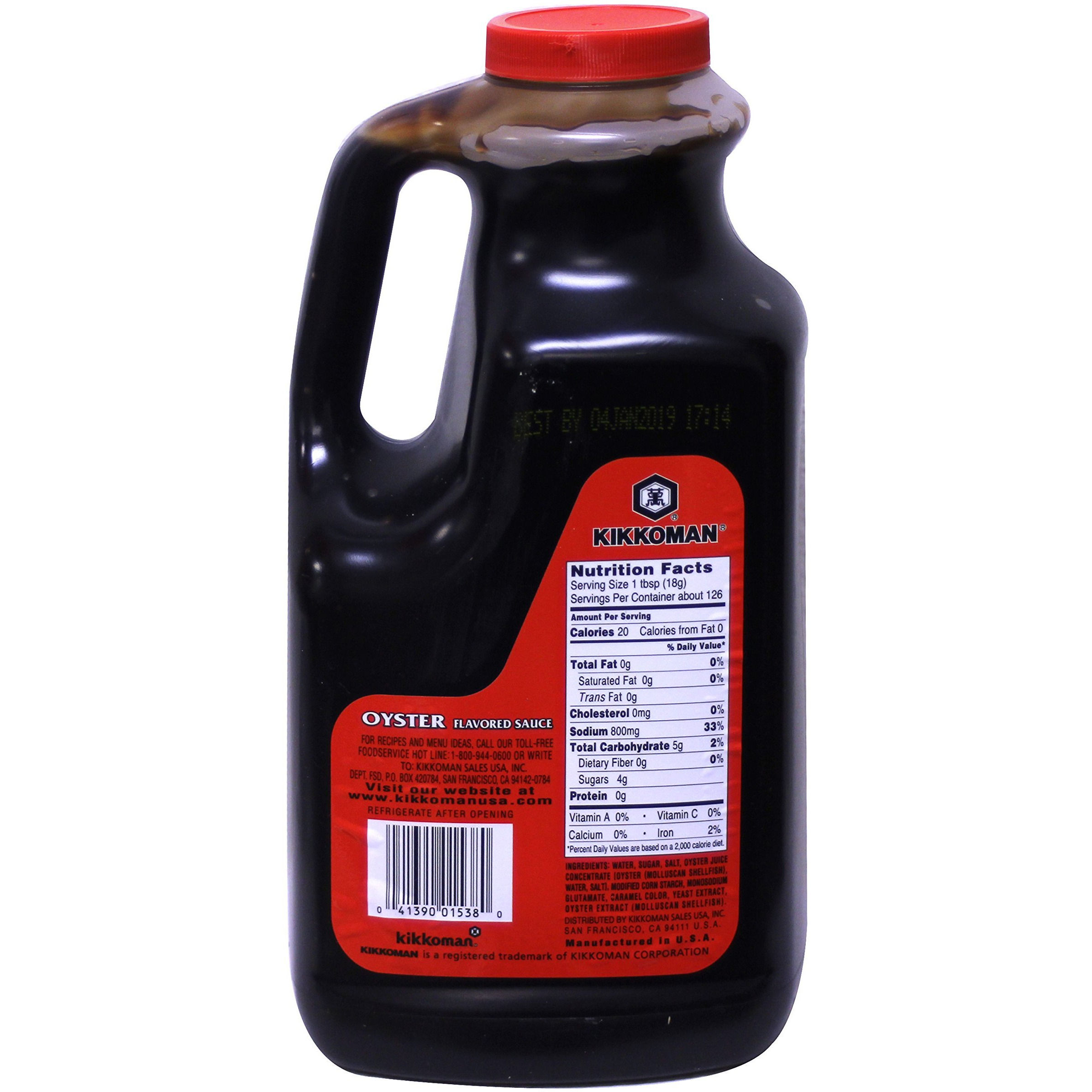 Kikkoman Oyster Flavored Sauce Red Label, 5 Pound