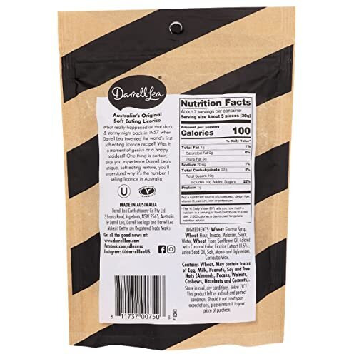 Darrell Lea Bg11852 Darrell Lea Licorice Lback Original - 8X7Oz