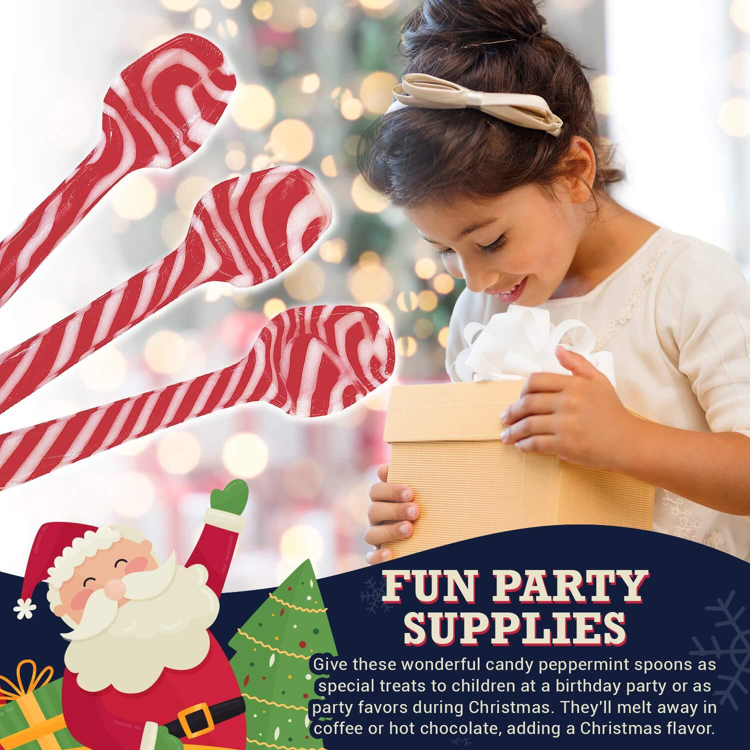 Candy Cane Spoons 1Doz