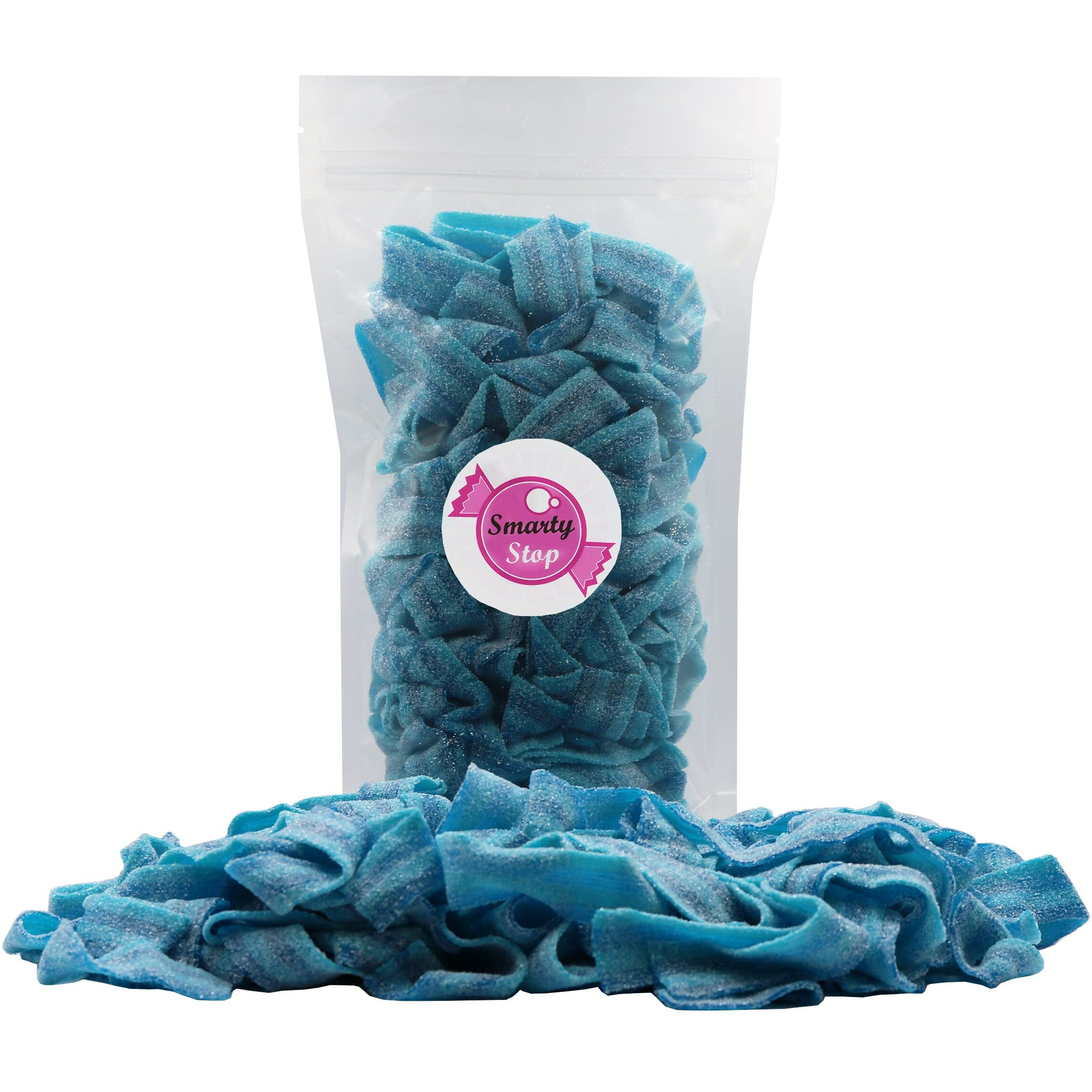 Smarty Stop All Flavor Sour Candy Belts (Blueberry, 1 Pound (Pack Of 1))