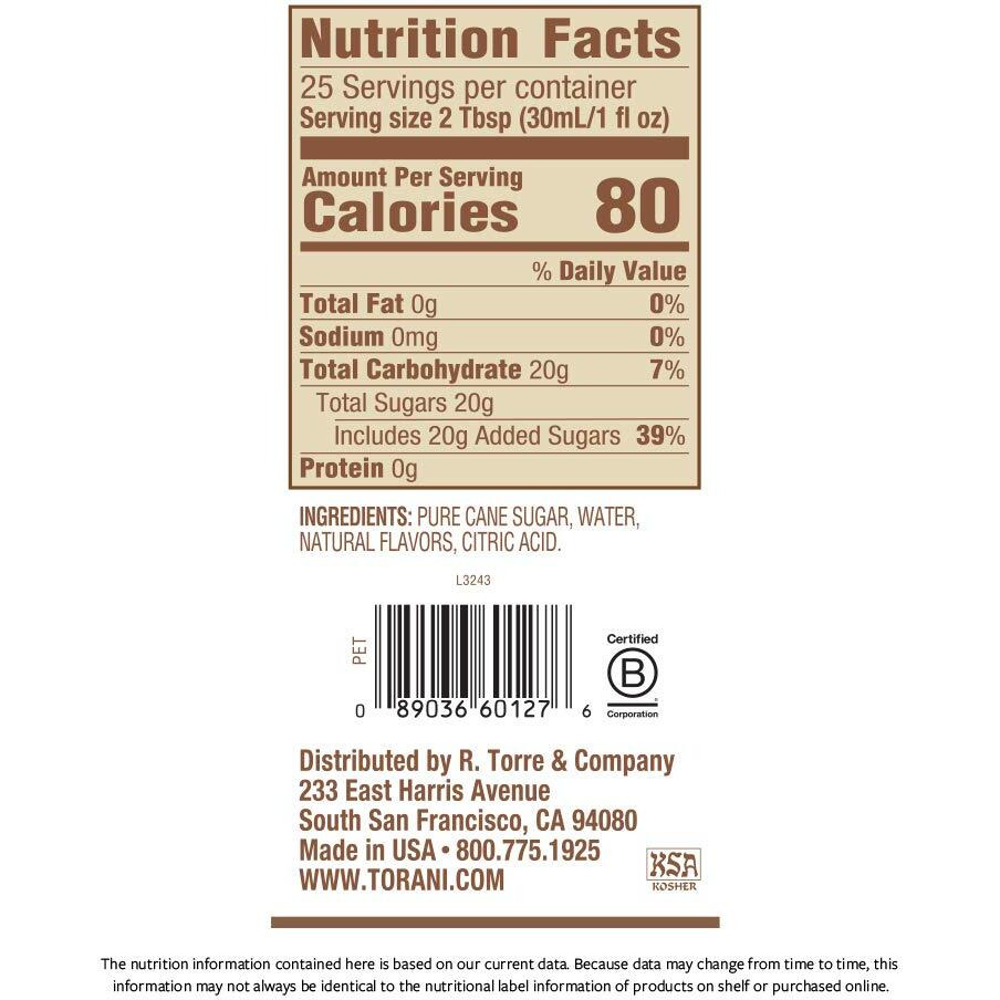 Torani Puremade Syrup, Vanilla, 25.4 Ounces (Pack Of 4)