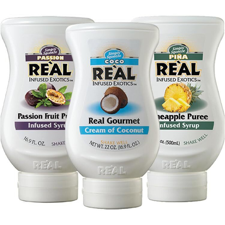 Real Fun In The Sun Essentials Variety Pack Coco Real, Pina Real, And Passion Real (Pack Of 3, 16.9 Fl Oz Bottles)