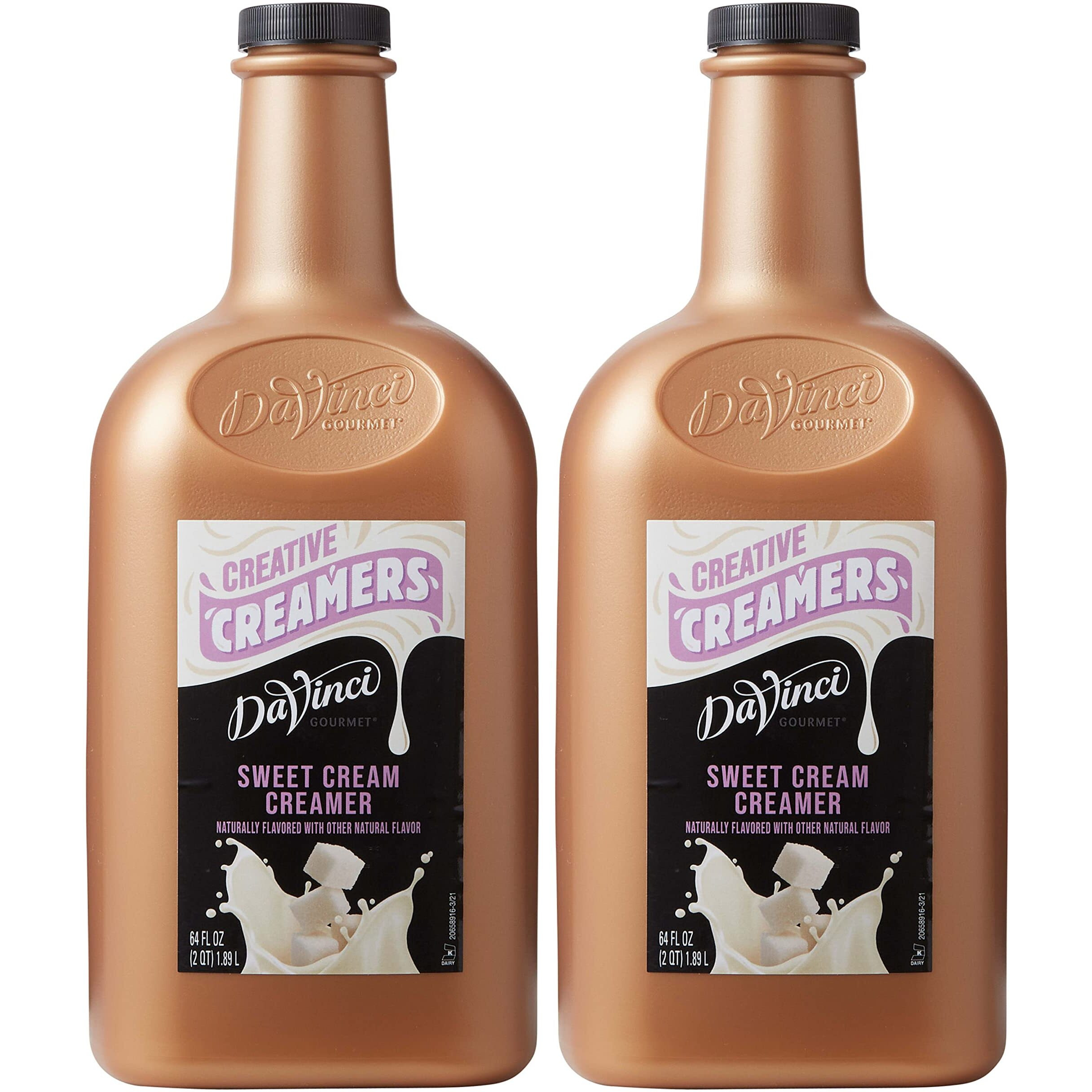 Davinci Gourmet Sweet Cream, Coffee Creamer, 64 Fluid Ounce (Pack Of 2)