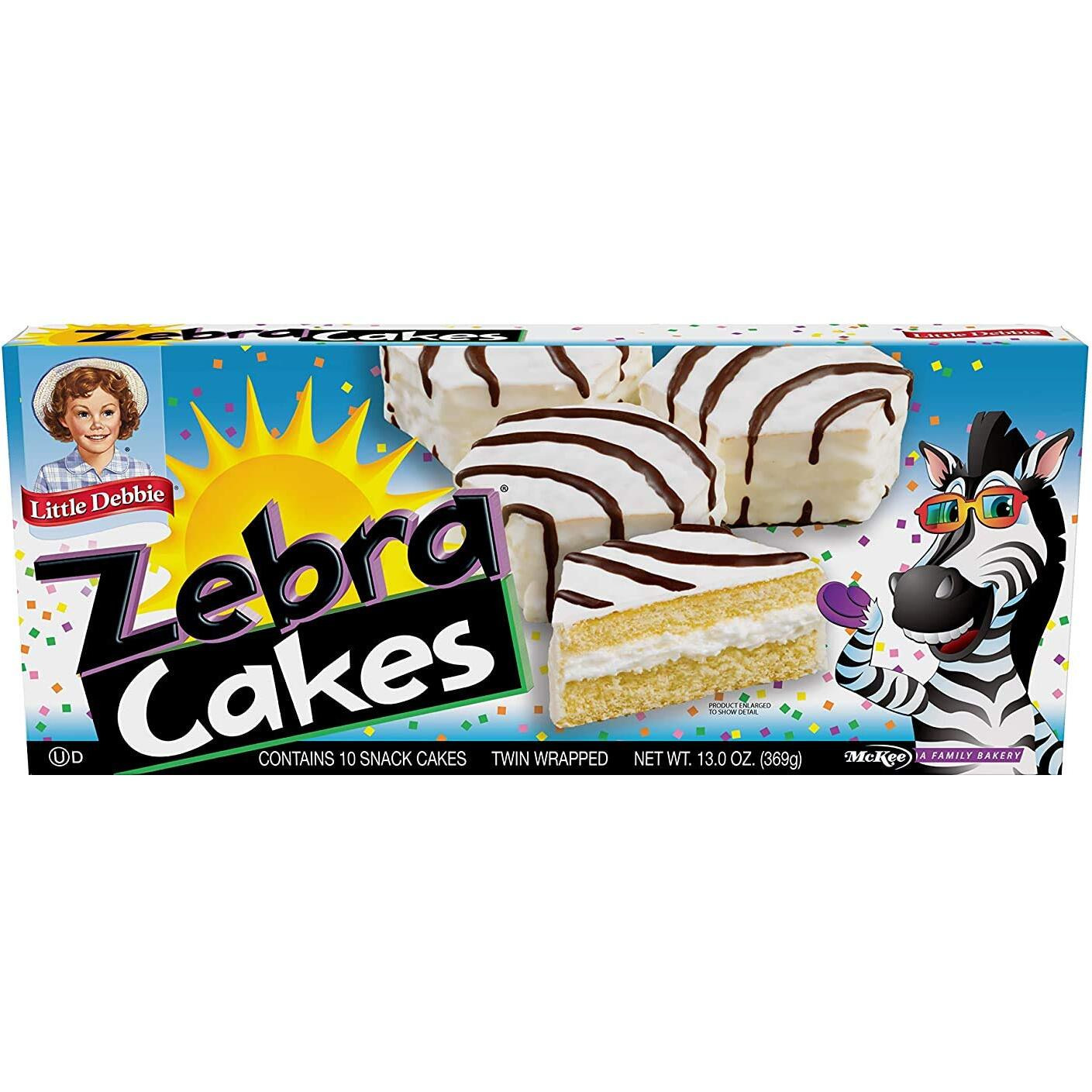 Little Debbie Variety Pack, 1 Box Each Of Zebra Cakes, Cosmic Brownies, Honey Buns, Oatmeal Creme Pies, And Swiss Rolls, 48 Piece Assortment