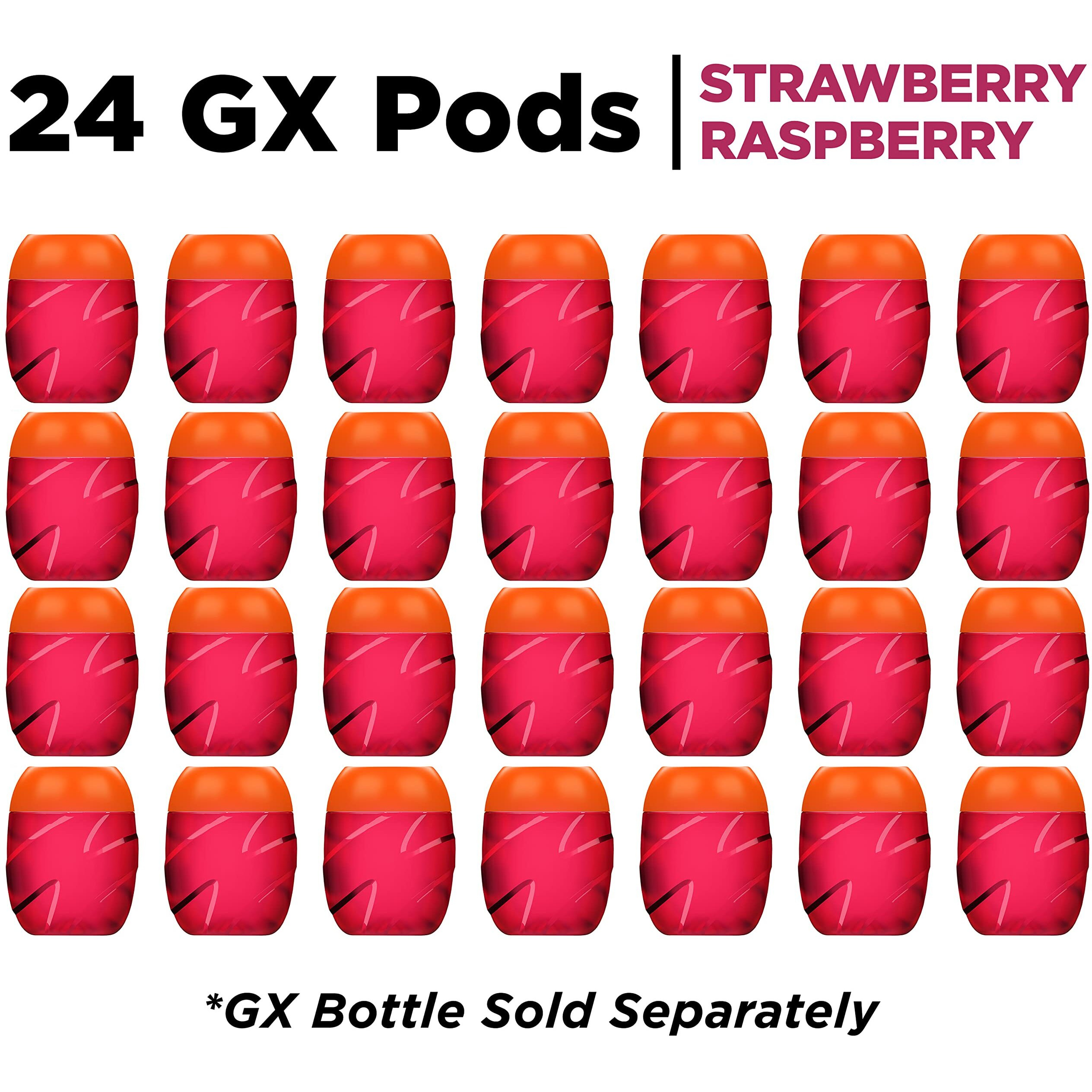 Gatorade Unisex Adult Gatorade Gx Pods, Strawberry Raspberry 4 Count (Pack Of 6)