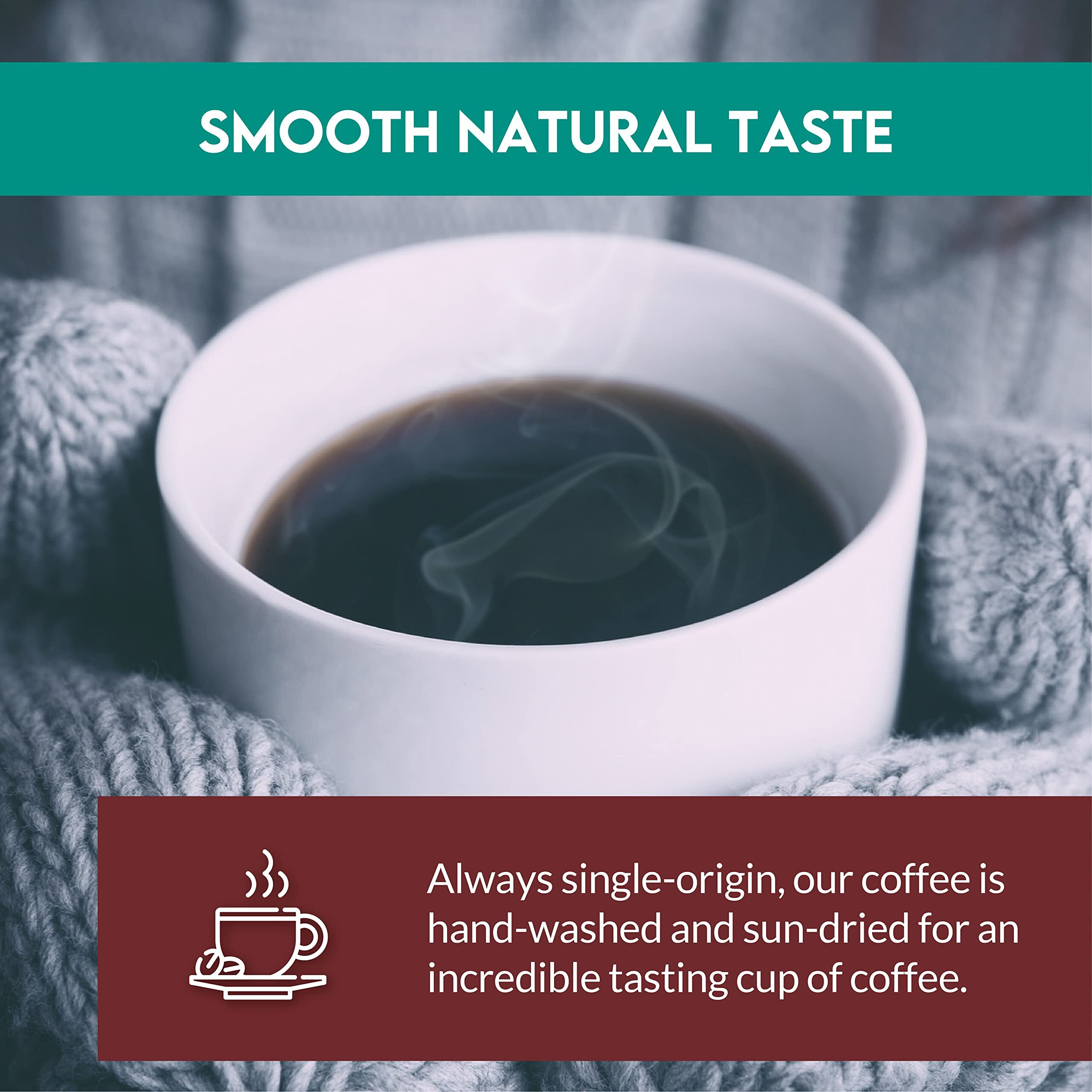 Clean Coffee Co. | Low Acid Coffee, 12Oz Bag Ground Coffee | Dark Roast From Honduras | Toxin Free And Mold Free, Antioxidant Rich, Bold Flavor For Espresso, French Press, Or Iced Coffee