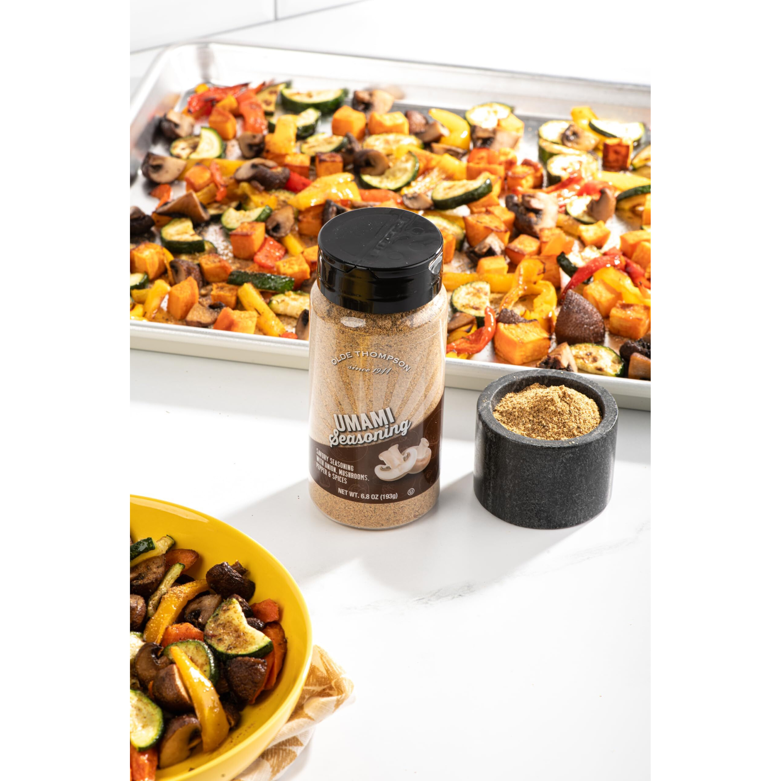 Olde Thompson Umami Seasoning, Savory Mushroom Seasoning Blended With Onions & Peppers, 6.8 Oz