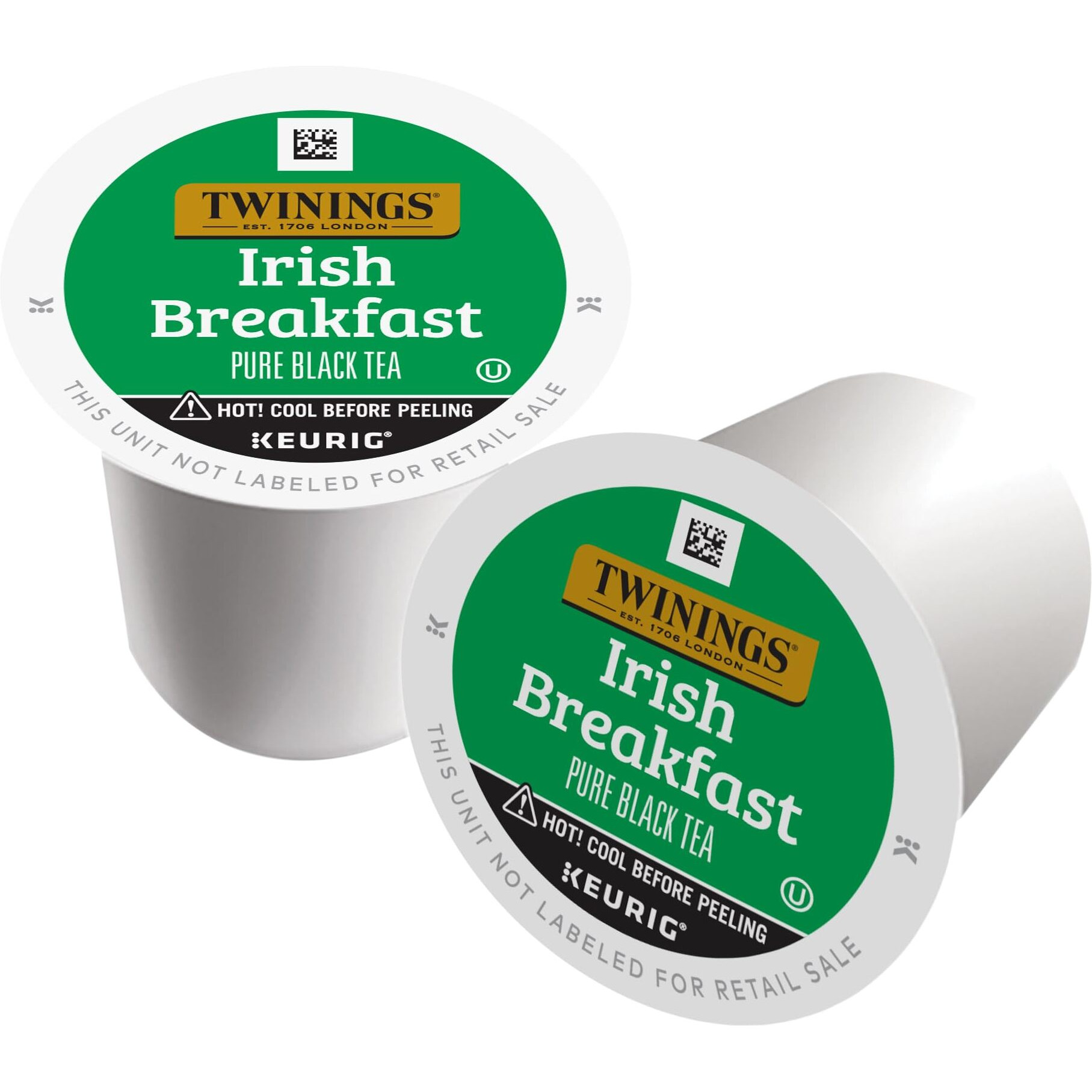 Twinings Irish Breakfast Black Tea K-Cup Pods For Keurig, 12 Count (Pack Of 6), Robust, Strong, Bold Flavour, Caffeinated, Enjoy Hot Or Iced | Packaging May Vary