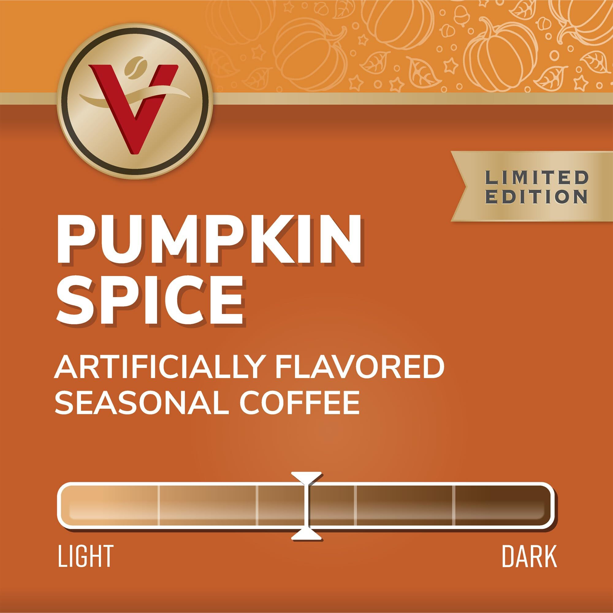 Victor Allen's Coffee Pumpkin Spice Flavored, Medium Roast, 32 Count, Single Serve Coffee Pods For Keurig K-Cup Brewers