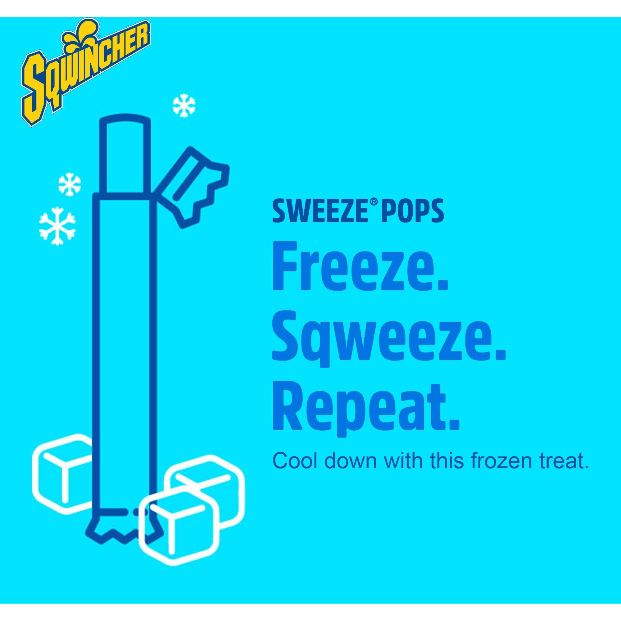 Sqwincher 159200201 Squeeze Electrolyte Freezer Pops, 3 Oz, 150 Count