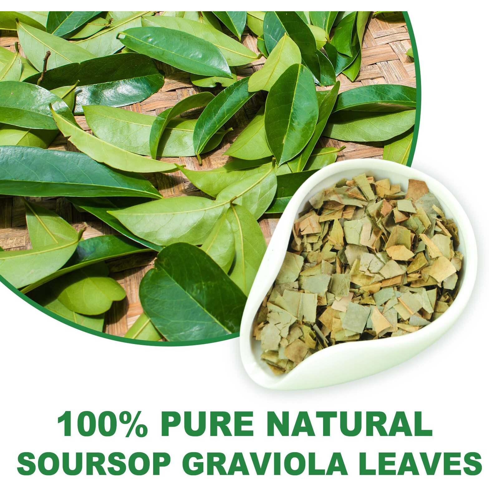 Tearelae - Soursop Leaves Tea - 1.5G X 50 Count - 100% Pure Soursop Graviola Leaves Tea Bag - Country Of Origin Thailand - Support Digestion & Rich In Nutrients