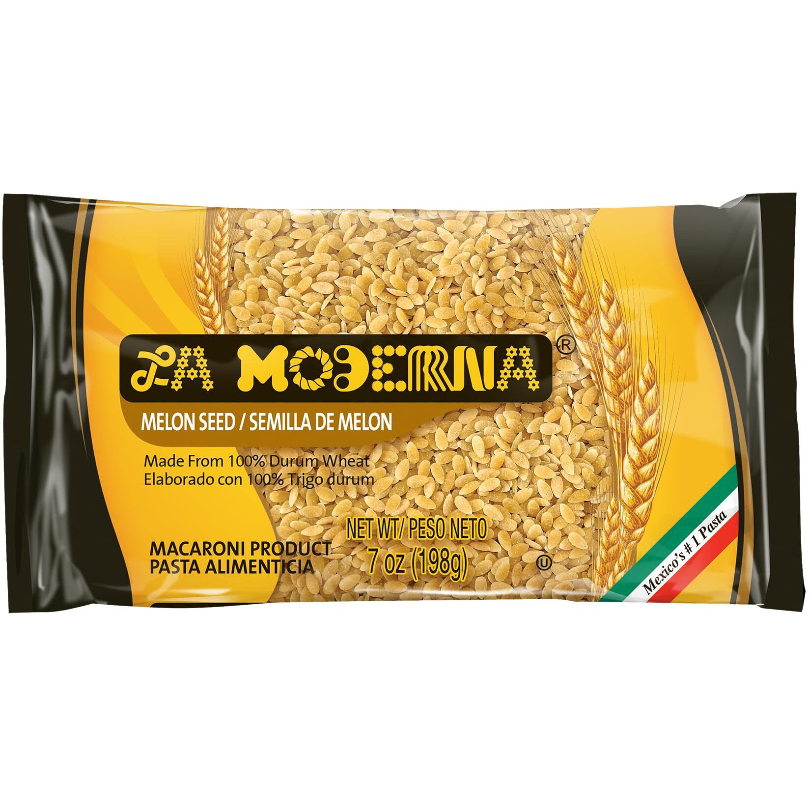 La Moderna Shells Pasta, Noodles, Durum Wheat, Protein, Fiber, Vitamins, 7 Oz, Pack Of 20