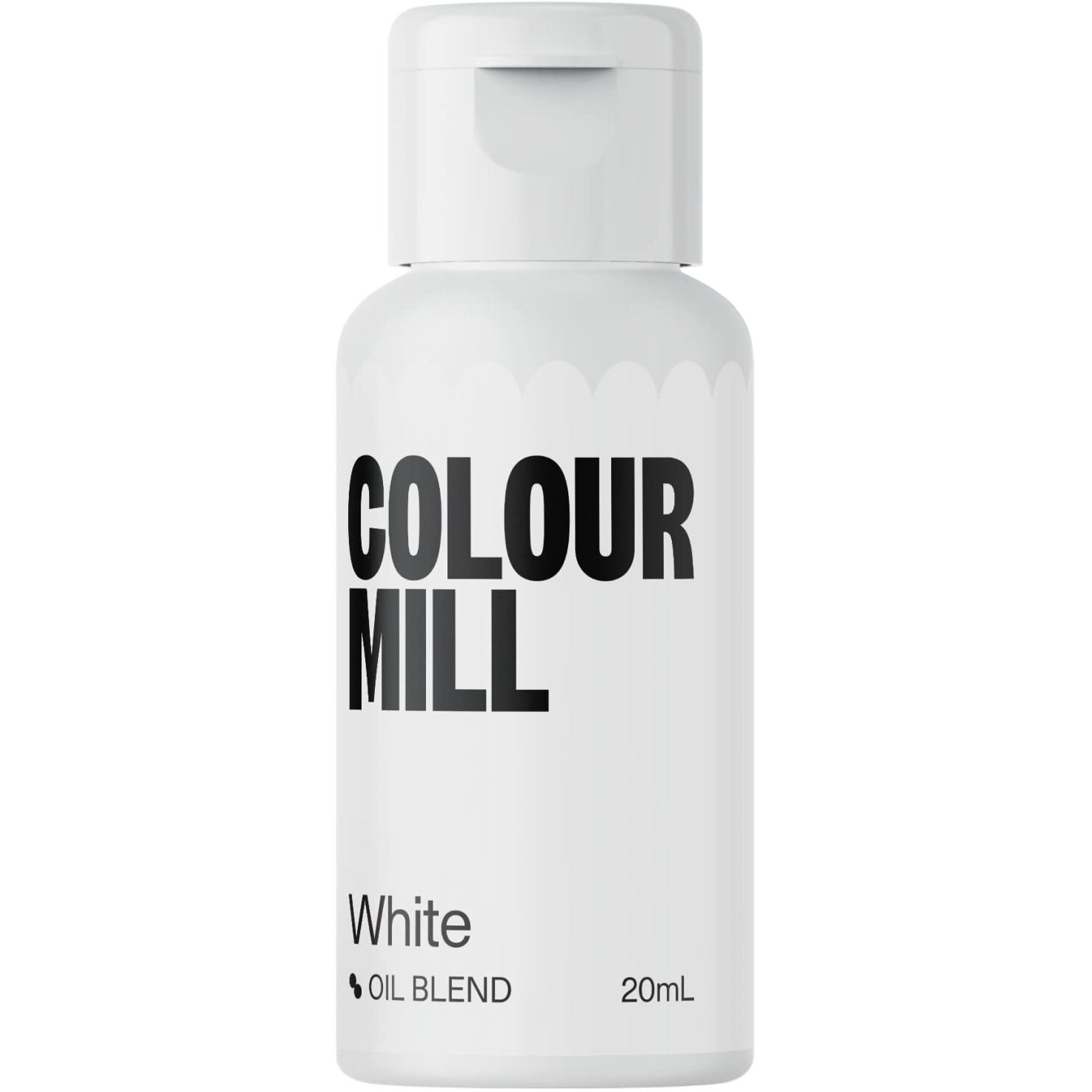 Colour Mill Oil-Based Food Coloring, 20 Milliliters White