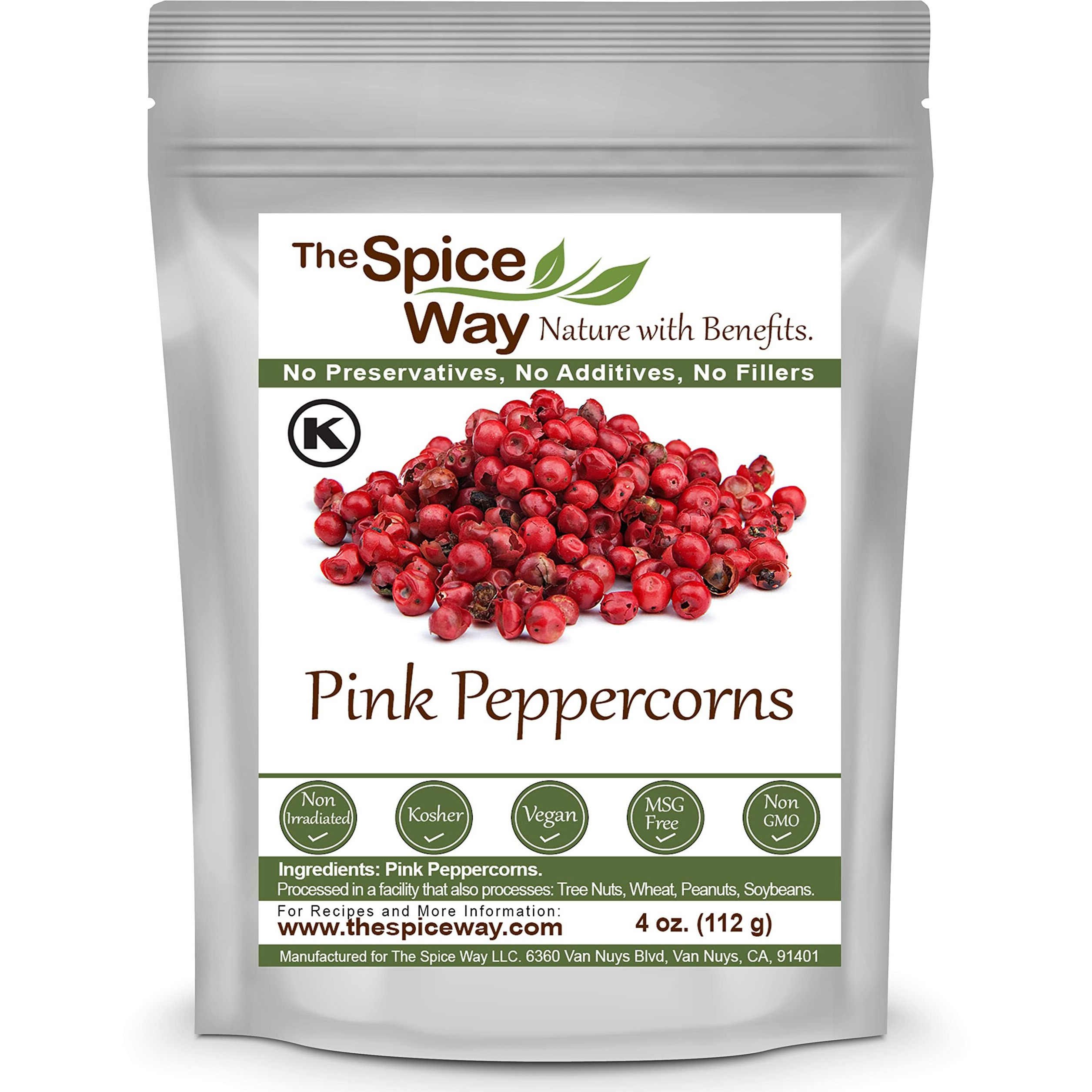 The Spice Way Pink Peppercorns - 4 Oz