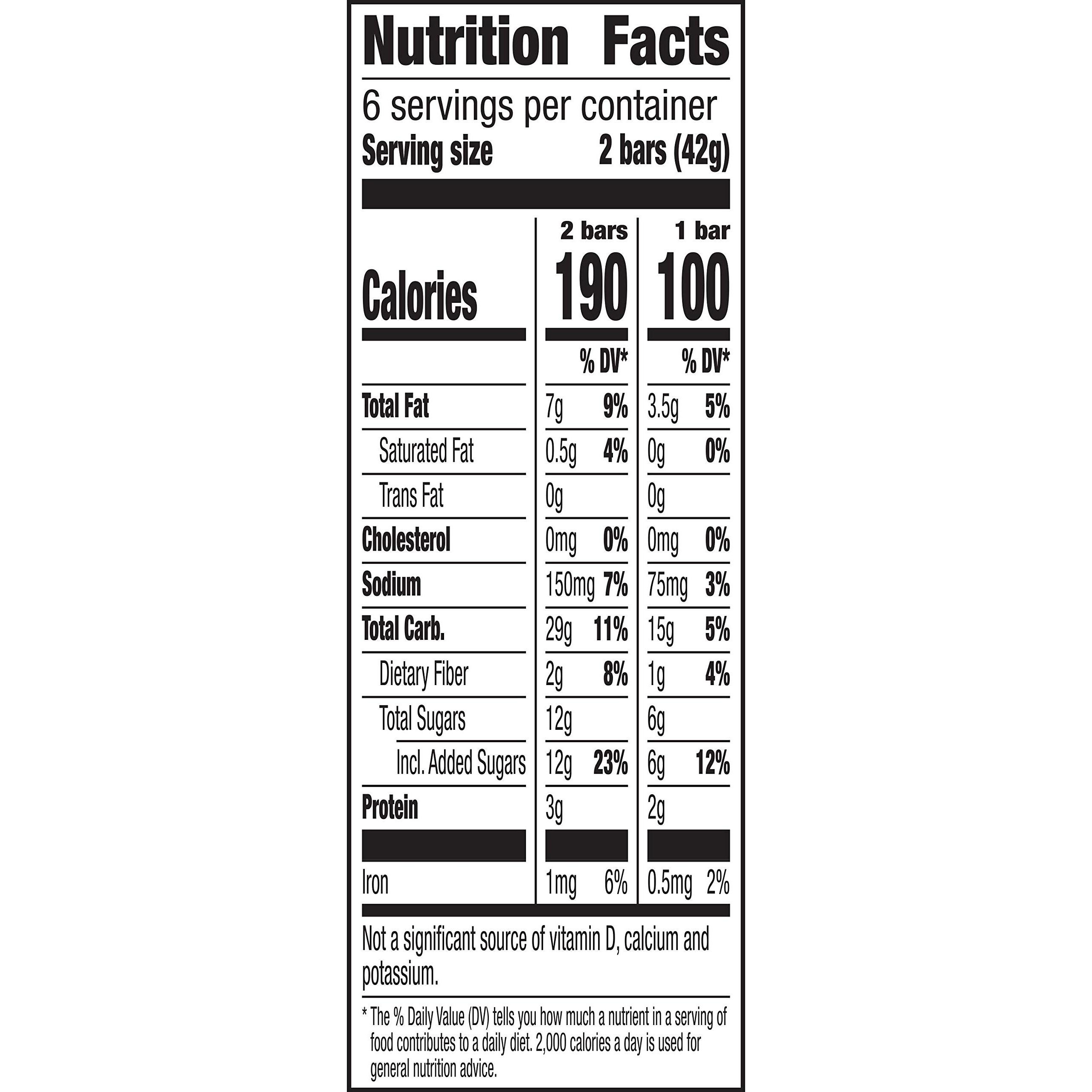 Nature Valley Crunchy Granola Bars, Maple Brown Sugar, 6 Ct, 12 Bars (Pack Of 6)