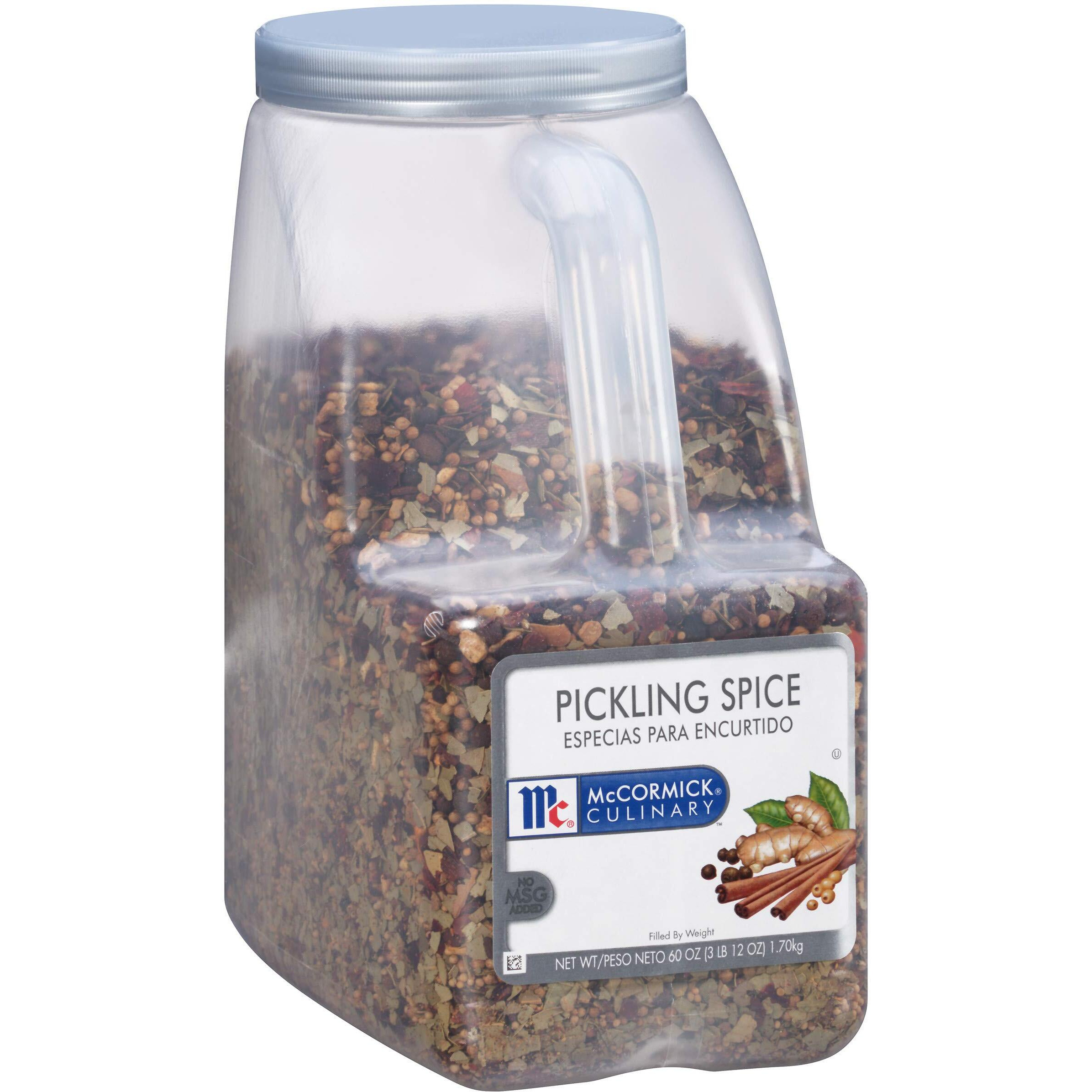 Mccormick Culinary Pickling Spice, 3.75 Lb - One 3.75 Pound Container Of Bulk Pickling Spice, Best For Seasoning Pickles, Corned Beef, Pot Roasts And Adds Flavor When Preserving And Canning Foods