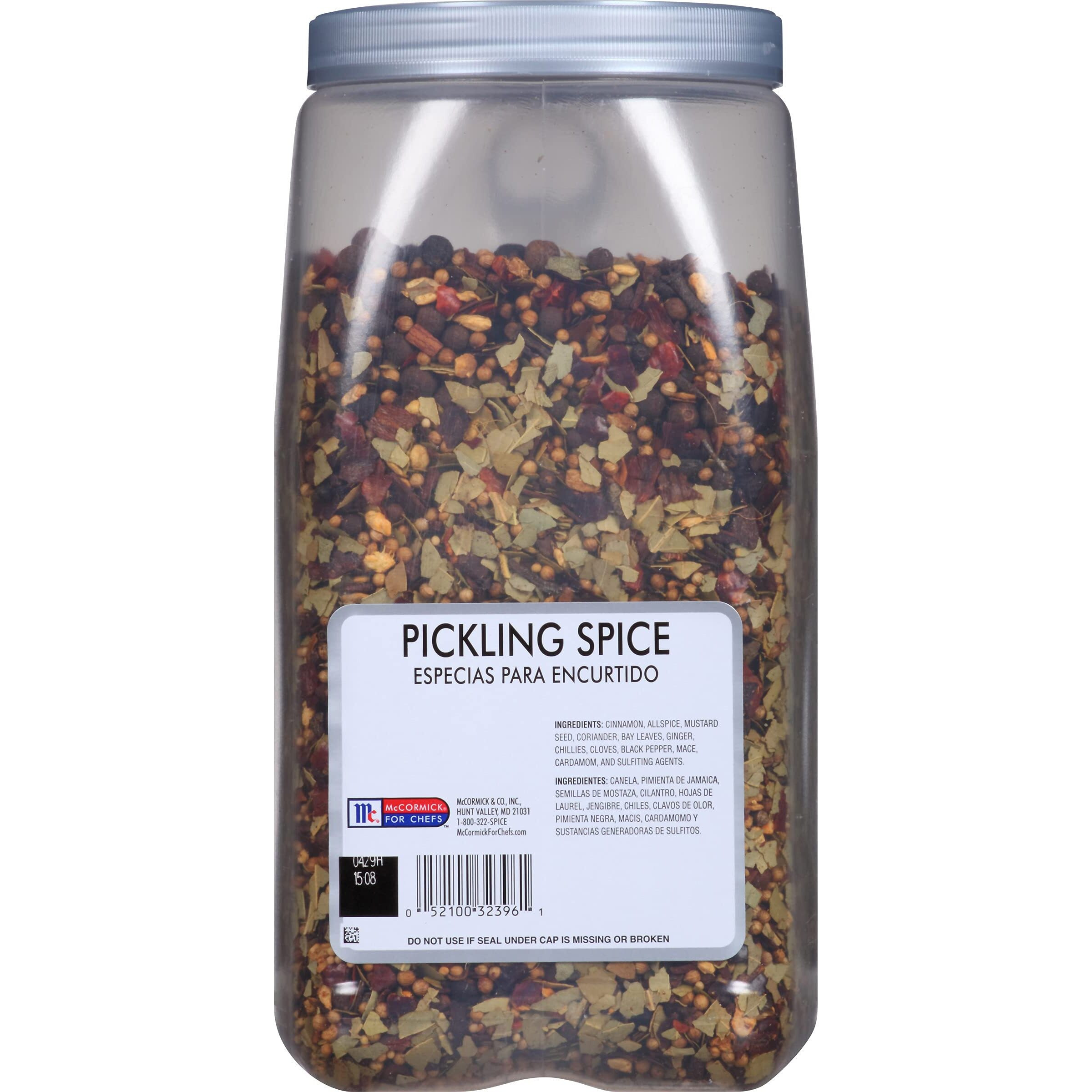 Mccormick Culinary Pickling Spice, 3.75 Lb - One 3.75 Pound Container Of Bulk Pickling Spice, Best For Seasoning Pickles, Corned Beef, Pot Roasts And Adds Flavor When Preserving And Canning Foods