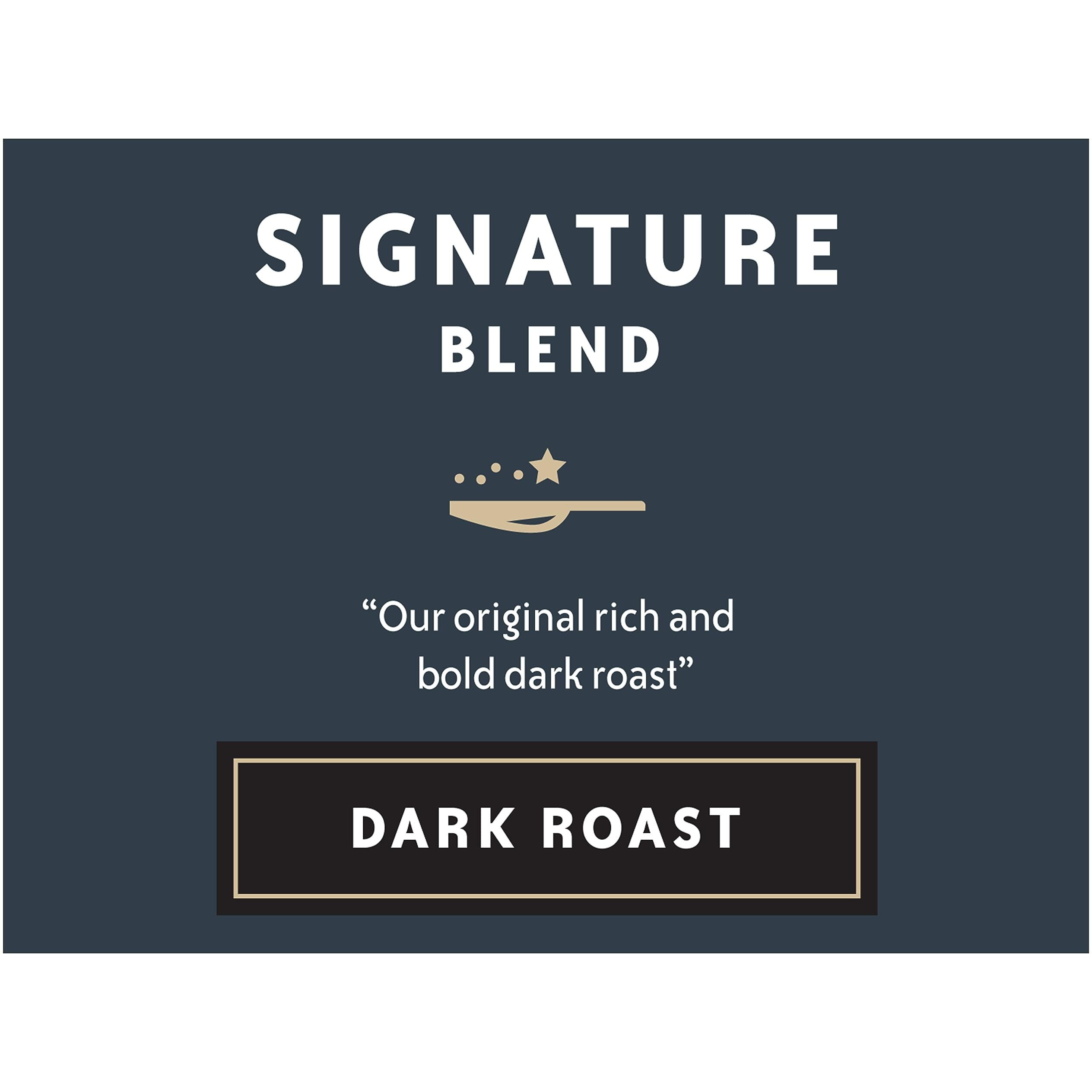 Community Coffee Signature Blend 60 Count Coffee Pods, Dark Roast, Compatible With Keurig 2.0 K-Cup Brewers, Box Of 60 Pods