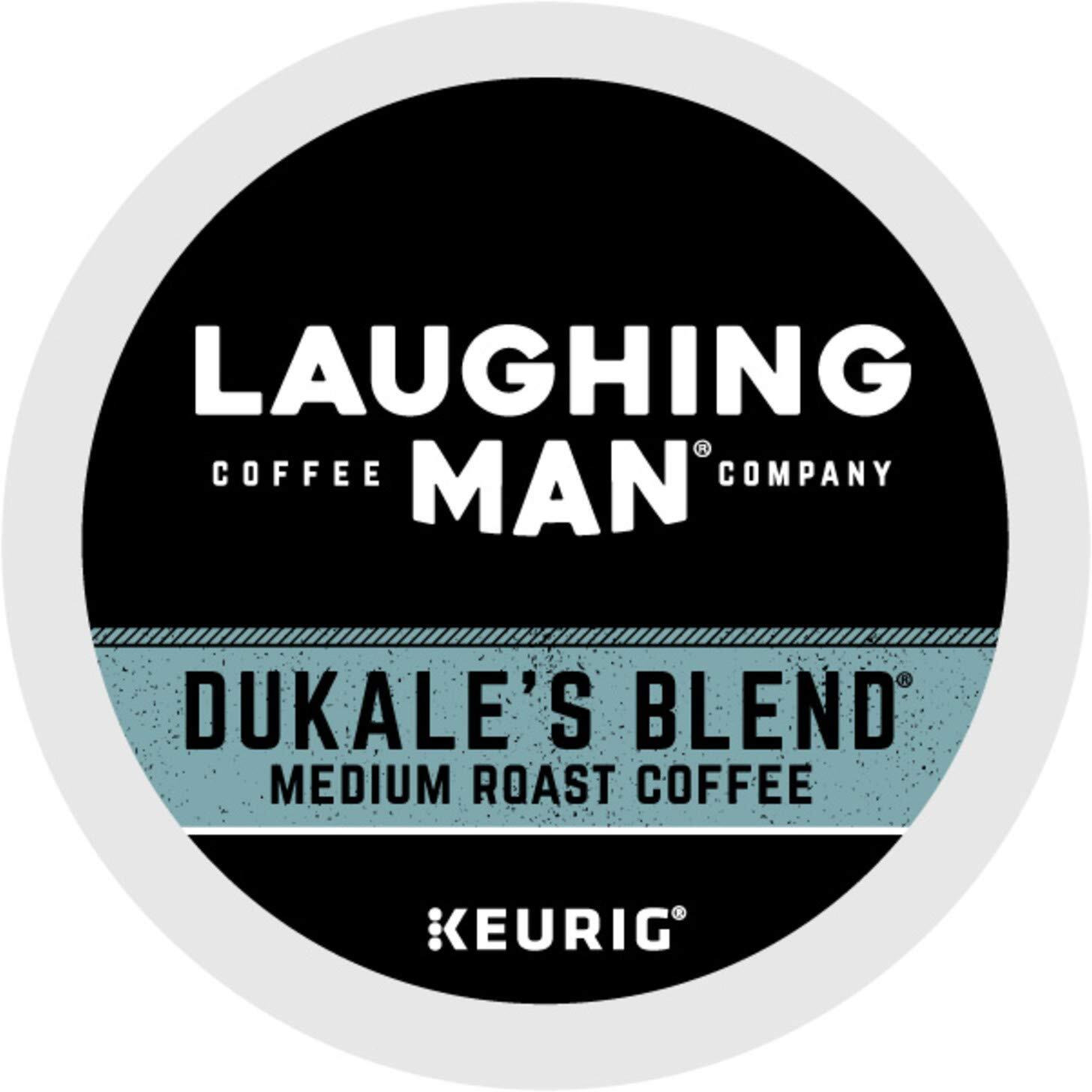 Laughing Man Dukale's Blend, Single-Serve Keurig K-Cup Pods, Medium Roast Coffee, 16 Count