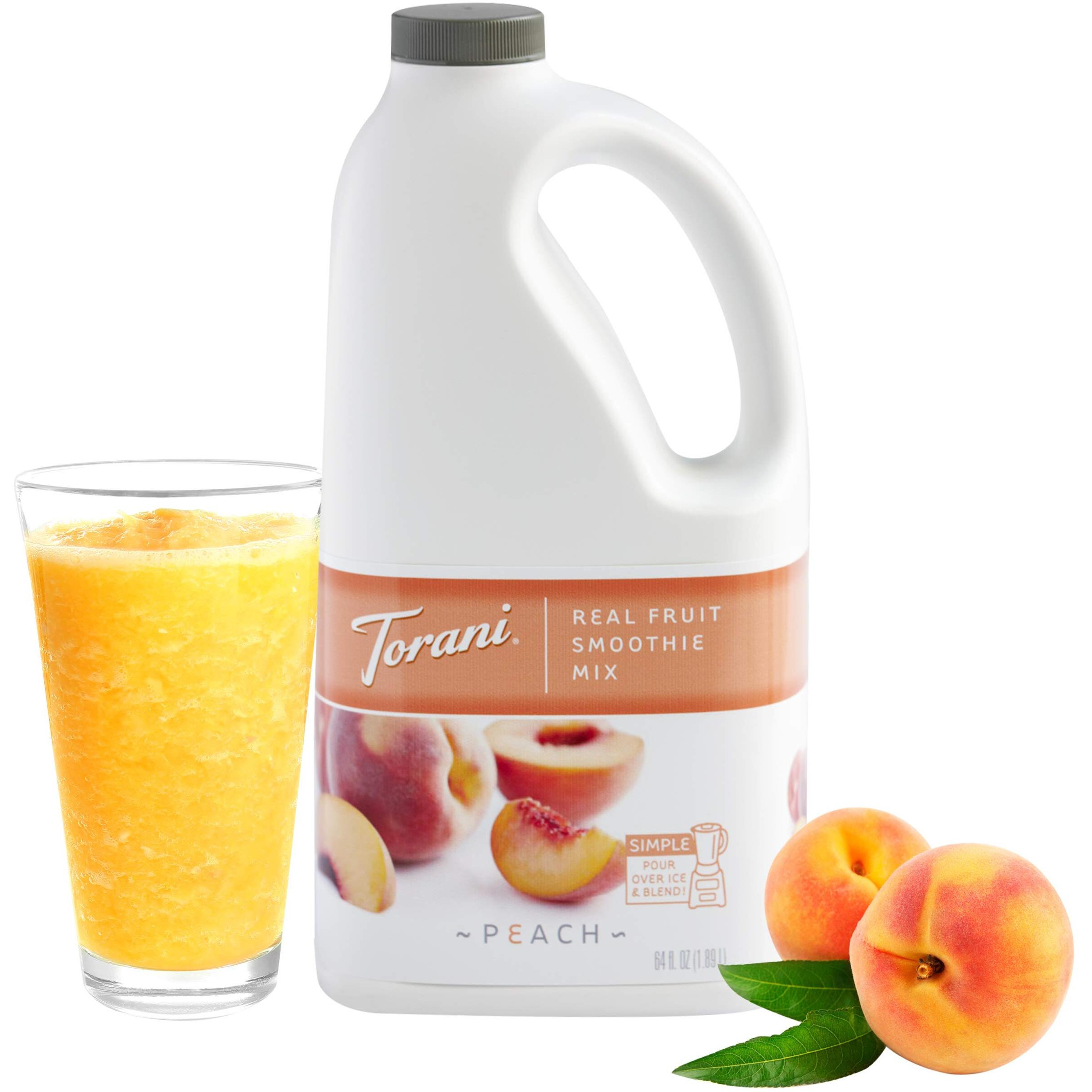 Torani Real Fruit Smoothie Smoothie Mix, Peach, 64 Ounce