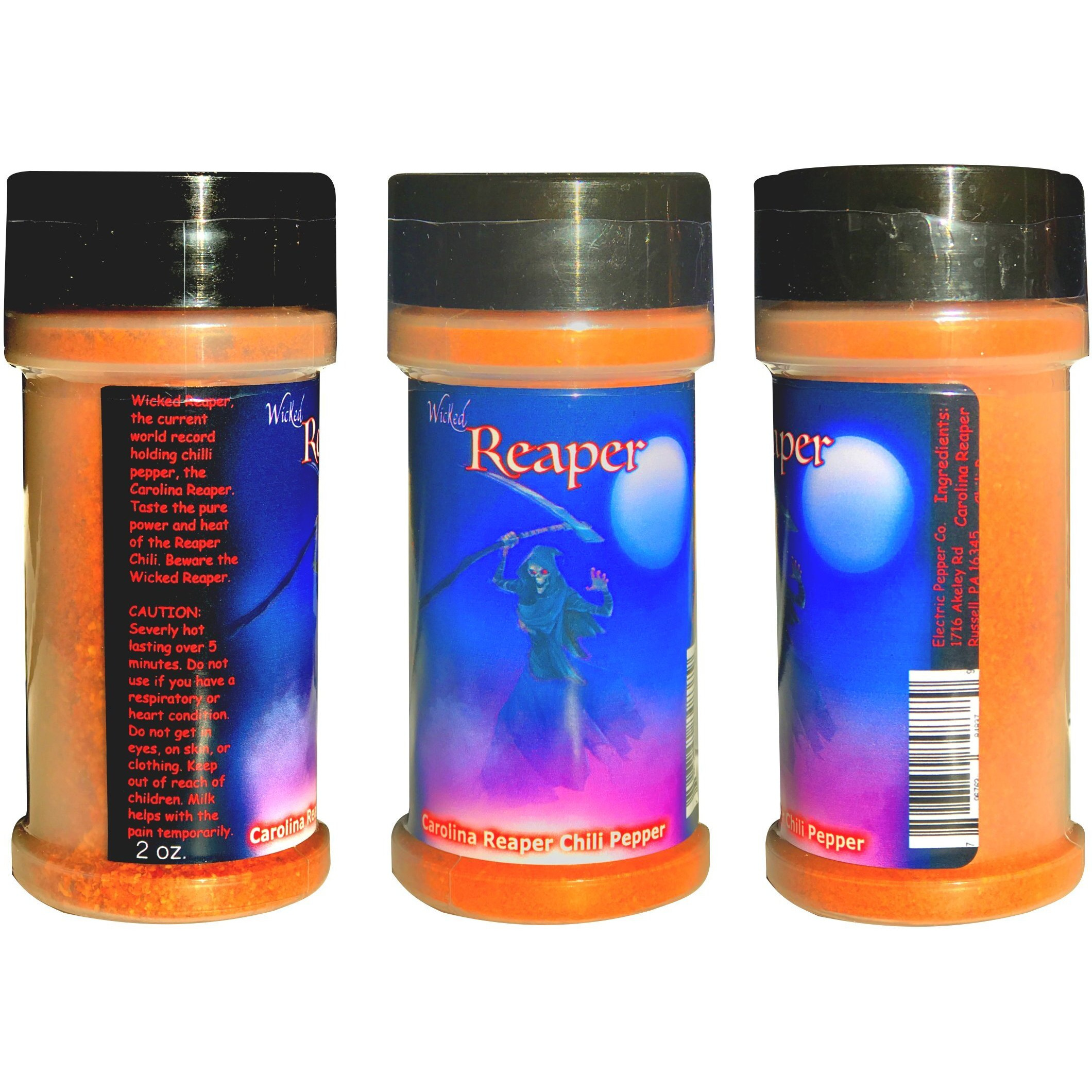 Spice Gift Set Carolina Reaper Chili Powder Ghost Pepper Scorpion Powder 3 Pack