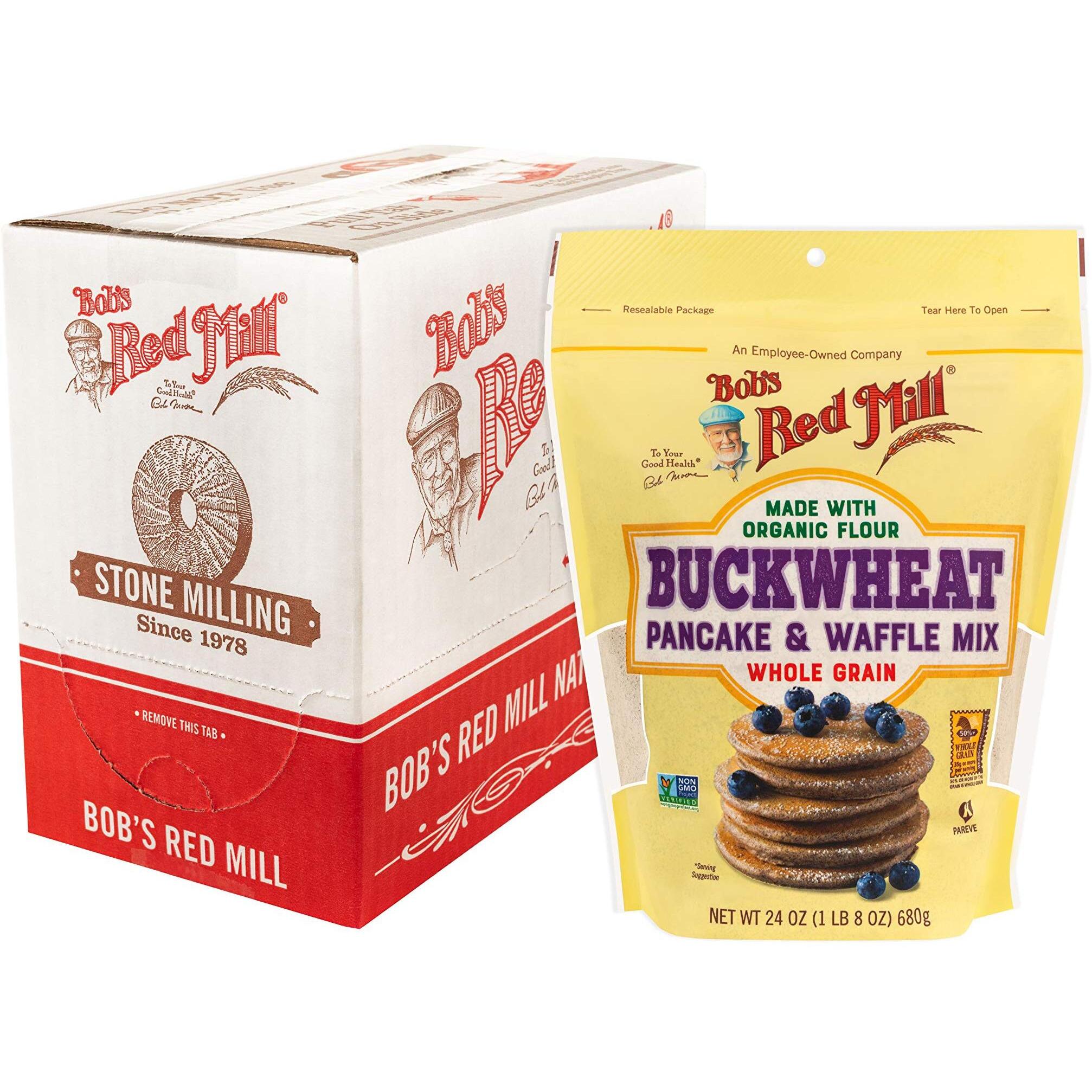 Buckwheat Pancake & Waffle Mix, 24 Ounce (Pack Of 4)