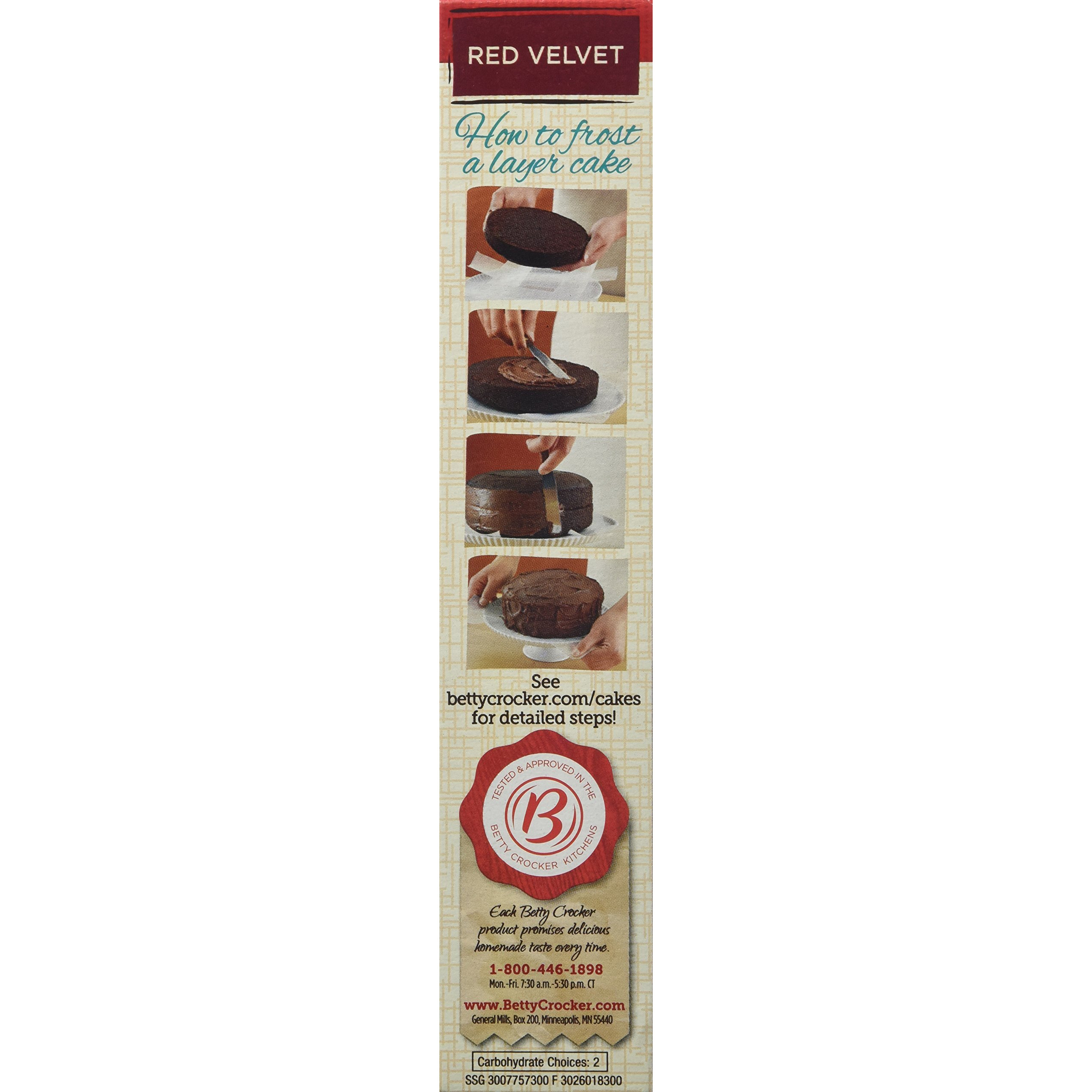 Betty Crocker, Supermoist Cake Mix, Red Velvet, 15.25Oz Box (Pack Of 6)