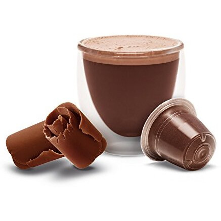 Hot Chocolate Nespresso Compatible Capsules Hot Cocoa Pods - Smooth & Creamy - 4 Boxes - 40 Pod Package