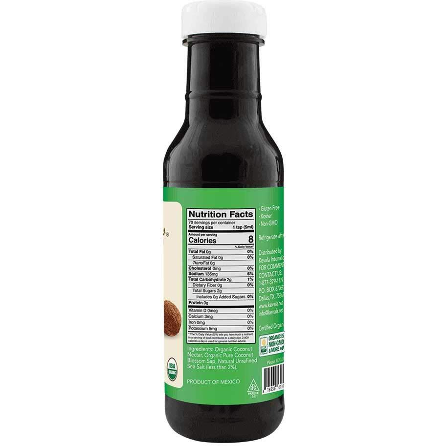Kevala Organic Coconut Aminos 12 Oz, Soy Free