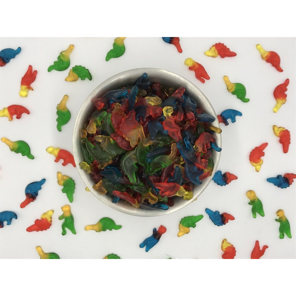 Haribo Gummi Candy, Dinosaurs, 5 Oz. Bag (Pack Of 12)