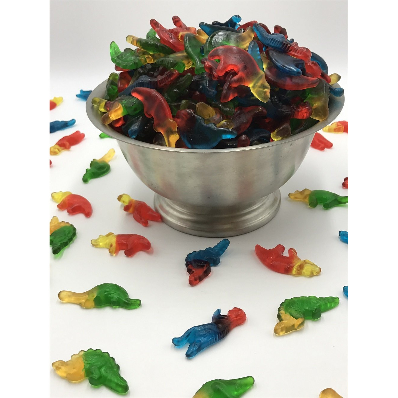 Haribo Gummi Candy, Dinosaurs, 5 Oz. Bag (Pack Of 12)