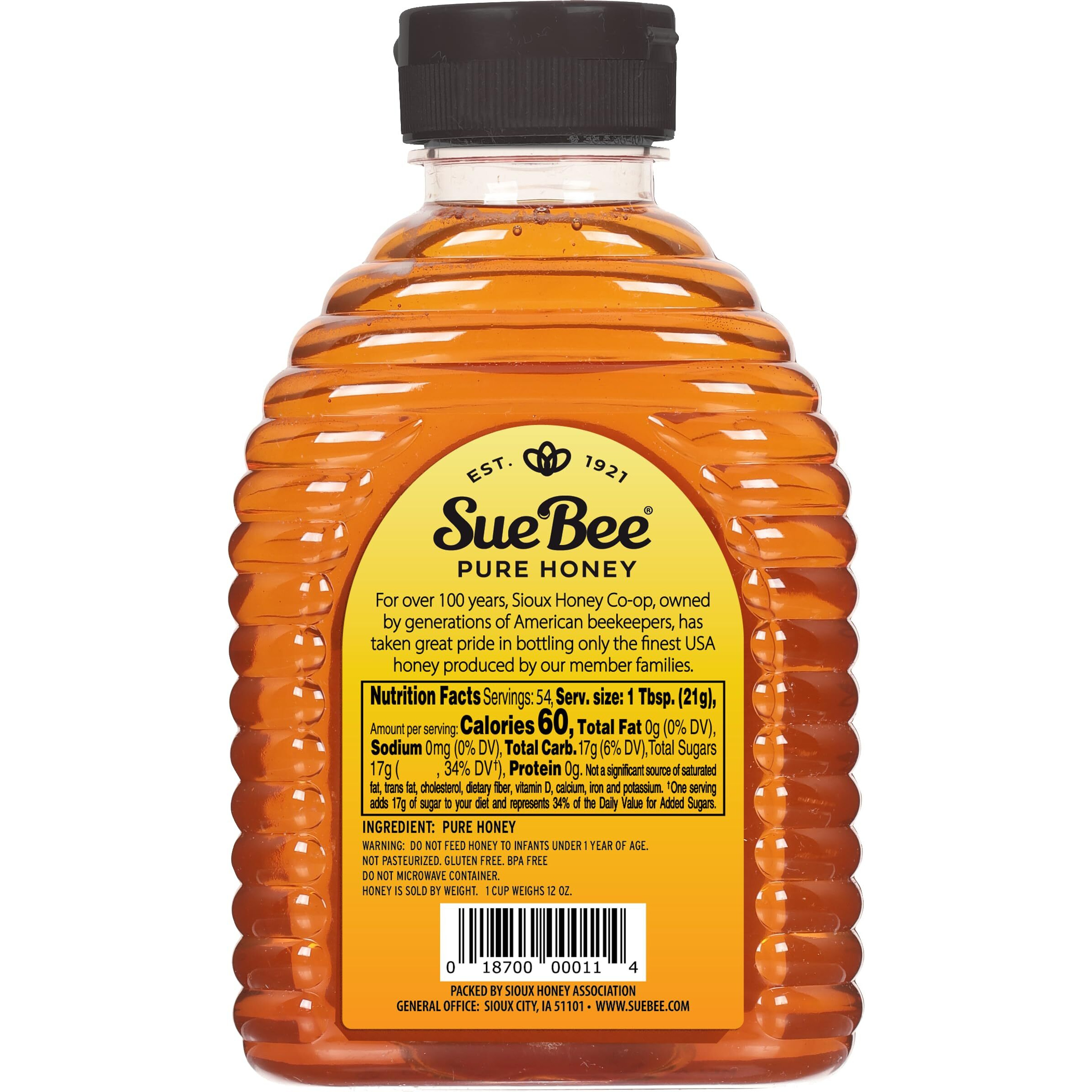 Sue Bee Pure Premium Honey, Usa Beekeepers, 24 Oz Packaging May Vary