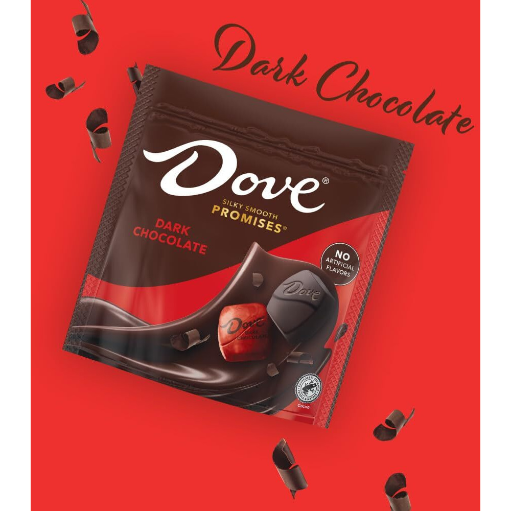 Dove Promises Dark Chocolate Easter Candy, 7.61 Oz Bag (Pack Of 8)