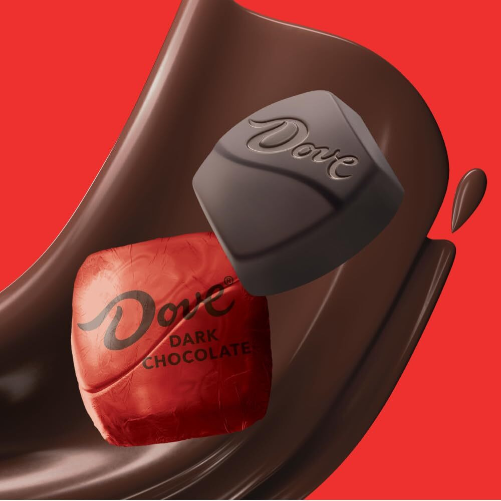 Dove Promises Dark Chocolate Easter Candy, 7.61 Oz Bag (Pack Of 8)
