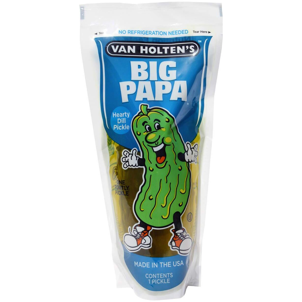 Van Holten's Pickles - Big Papa Pickle-In-A-Pouch - 6 Pack