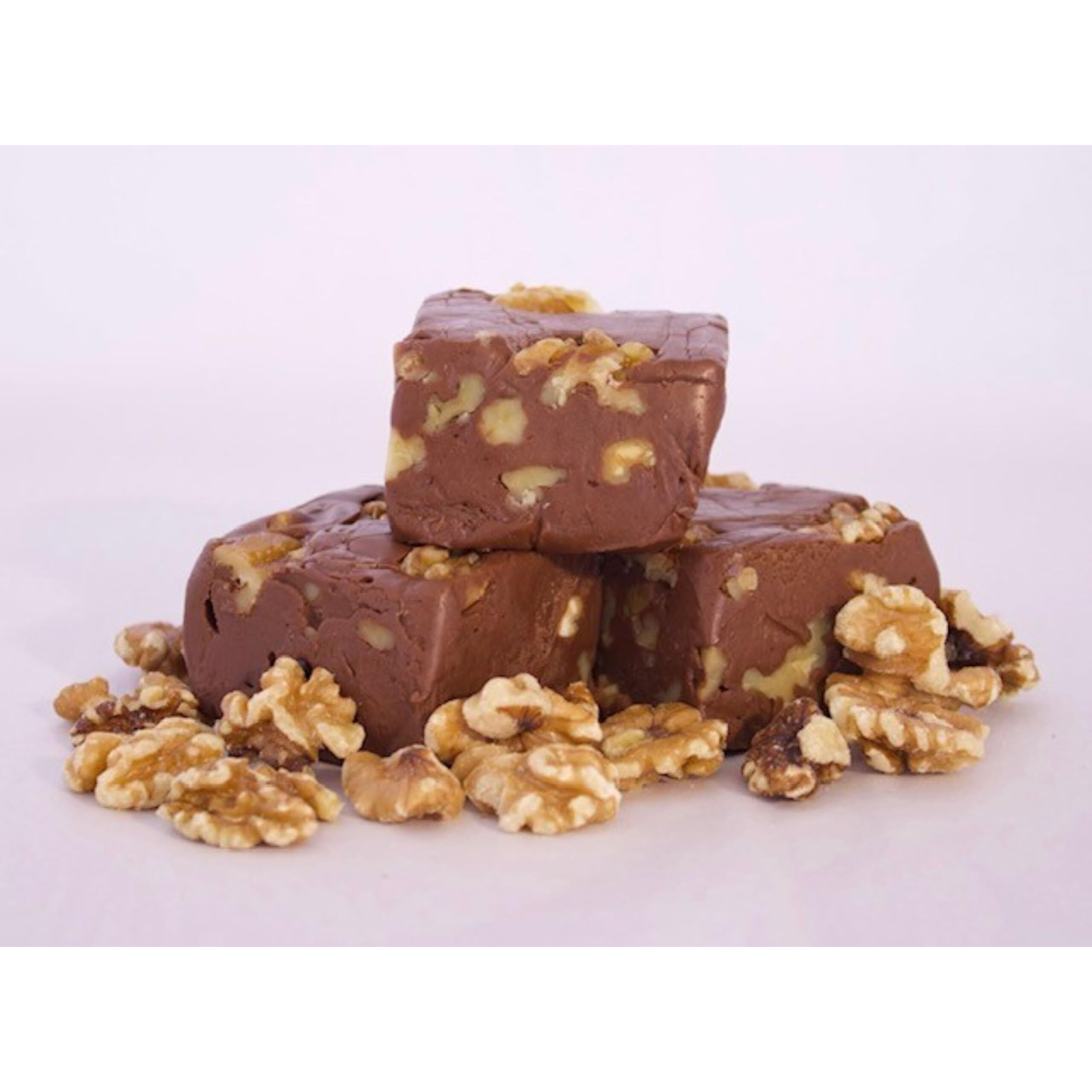 Betsy's Fancy Fudge Variety Box, 1/4 Lb Each Individually Wrapped Squares Of Chocolate, Chocolate Walnut, Peanut Butter, Maple Walnut - 1 Lb, Gluten Free Candy, Fresh Gourmet Fudge, Makes Great Gift