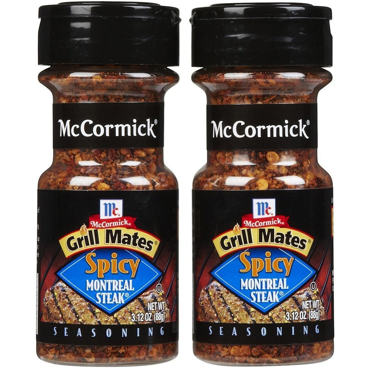 Mccormick Grill Mates Spicy Montreal Steak, 3.12 Oz, 2 Pk
