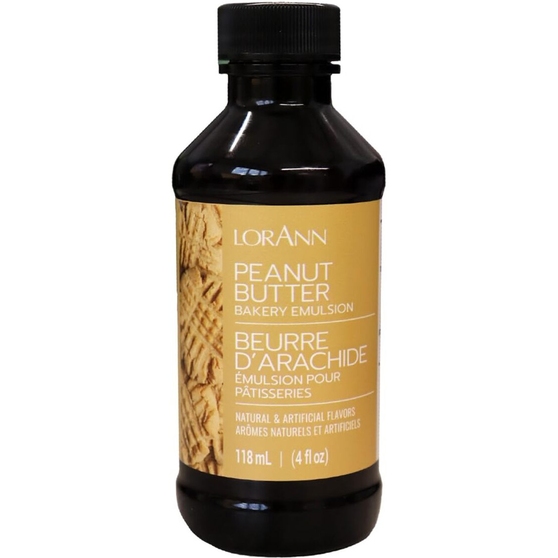 Lorann Oils Peanut Butter Bakery Emulsion Realistic Peanut Butter Flavor Without Nuts, Perfect For Elevating Peanut Butter Notes In Baked Goods, Gluten-Free, Keto-Friendly, 16 Oz
