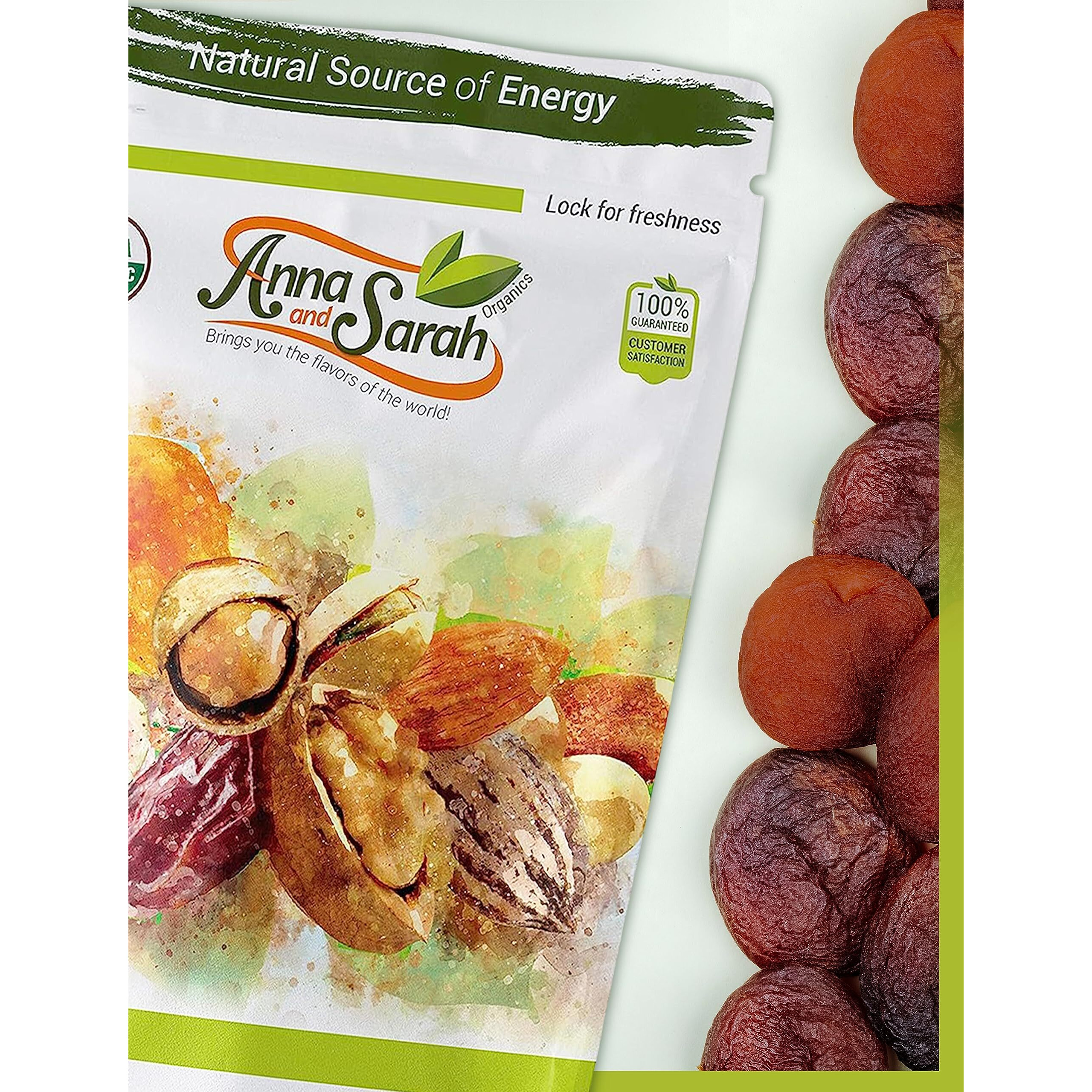 Anna And Sarah Organic Dried Apricots In Resealable Bag, 1Lb 1 Pack